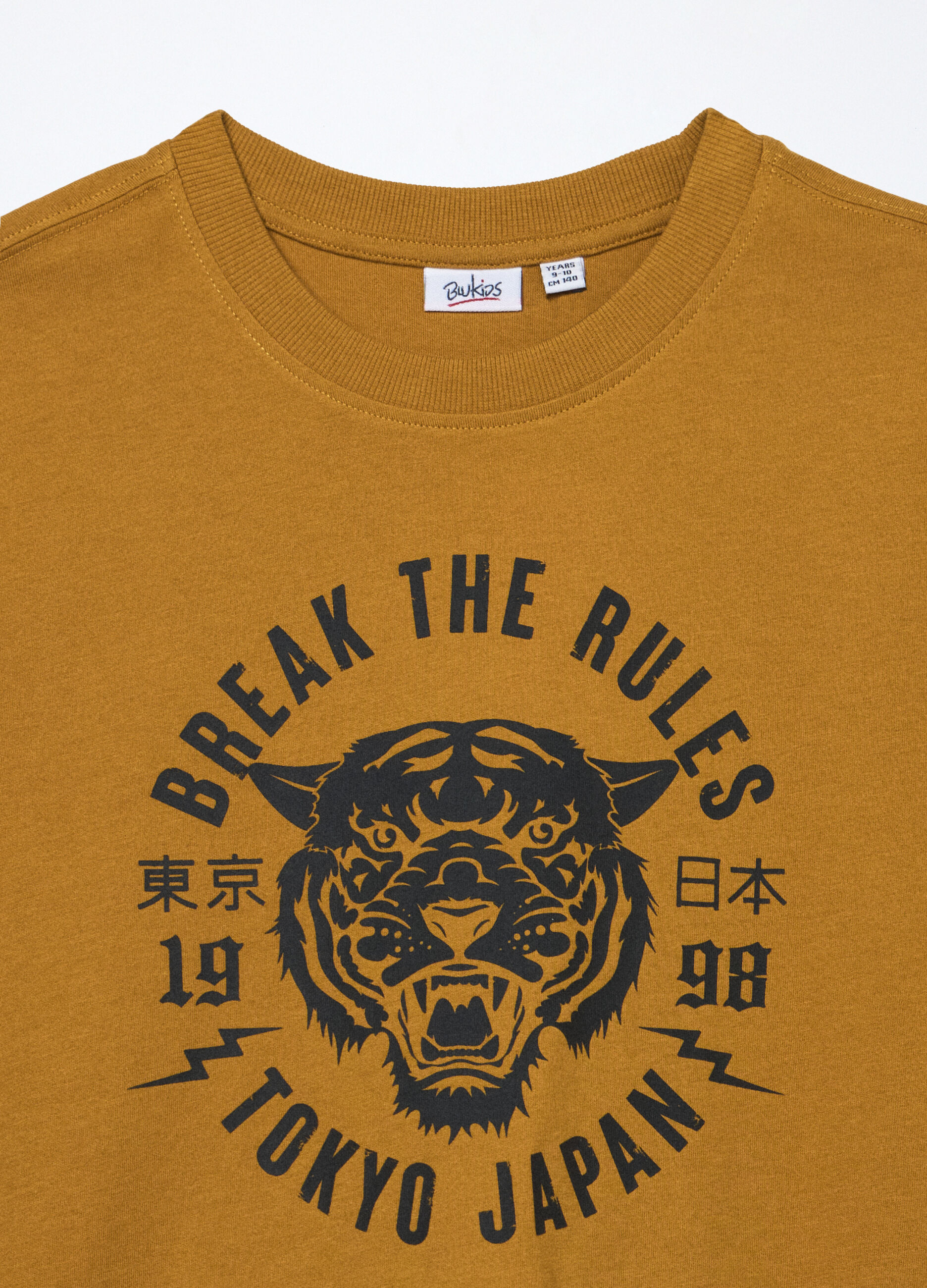 T-shirt a maniche lunghe in puro cotone jersey ragazzo_2