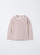 T-shirt girocollo in jersey di puro cotone bambina_0