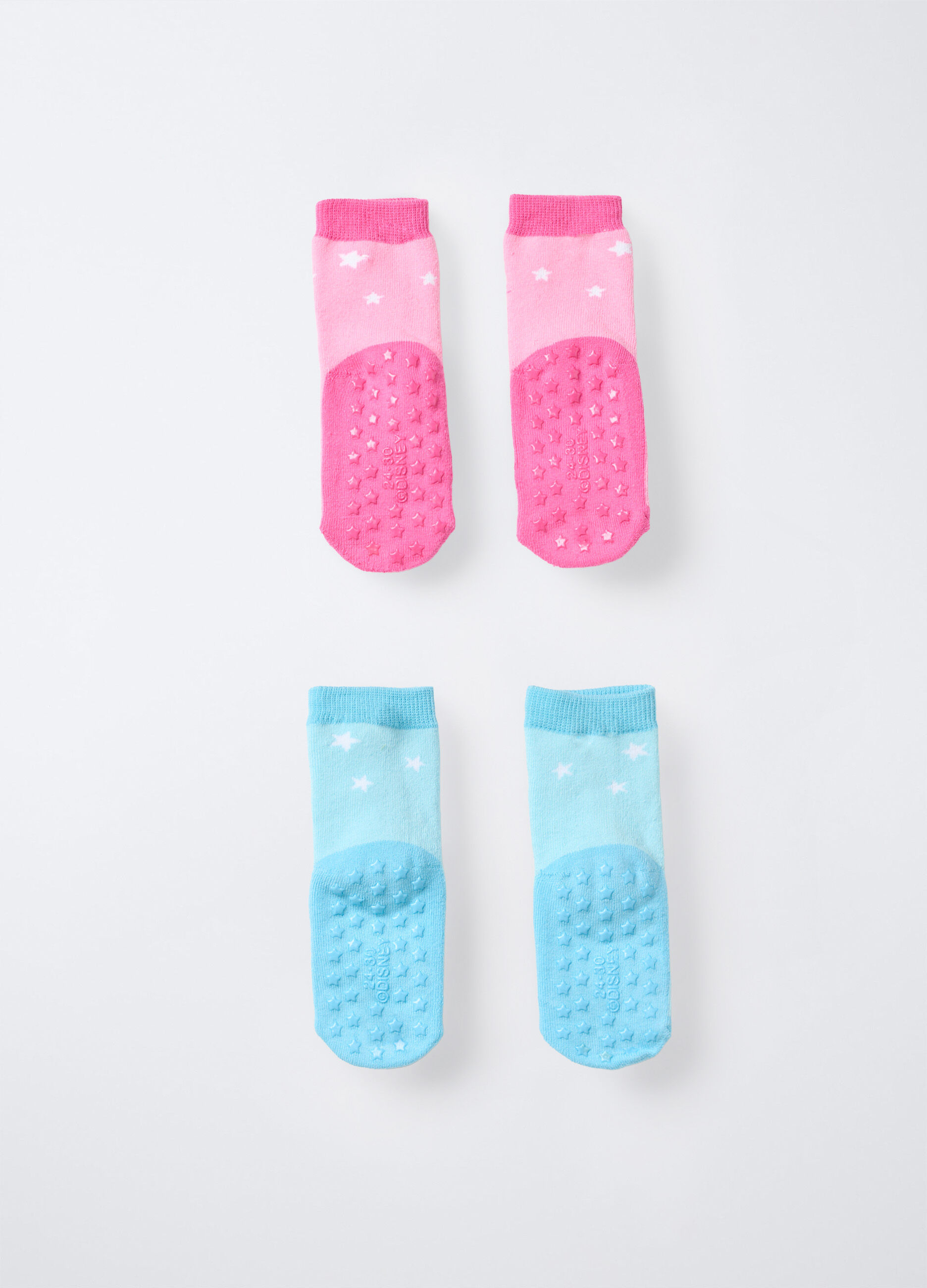 Pack 2 calze antiscivolo Disney in spugna misto cotone _1