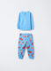Set pigiama lungo in interlock di puro cotone_1