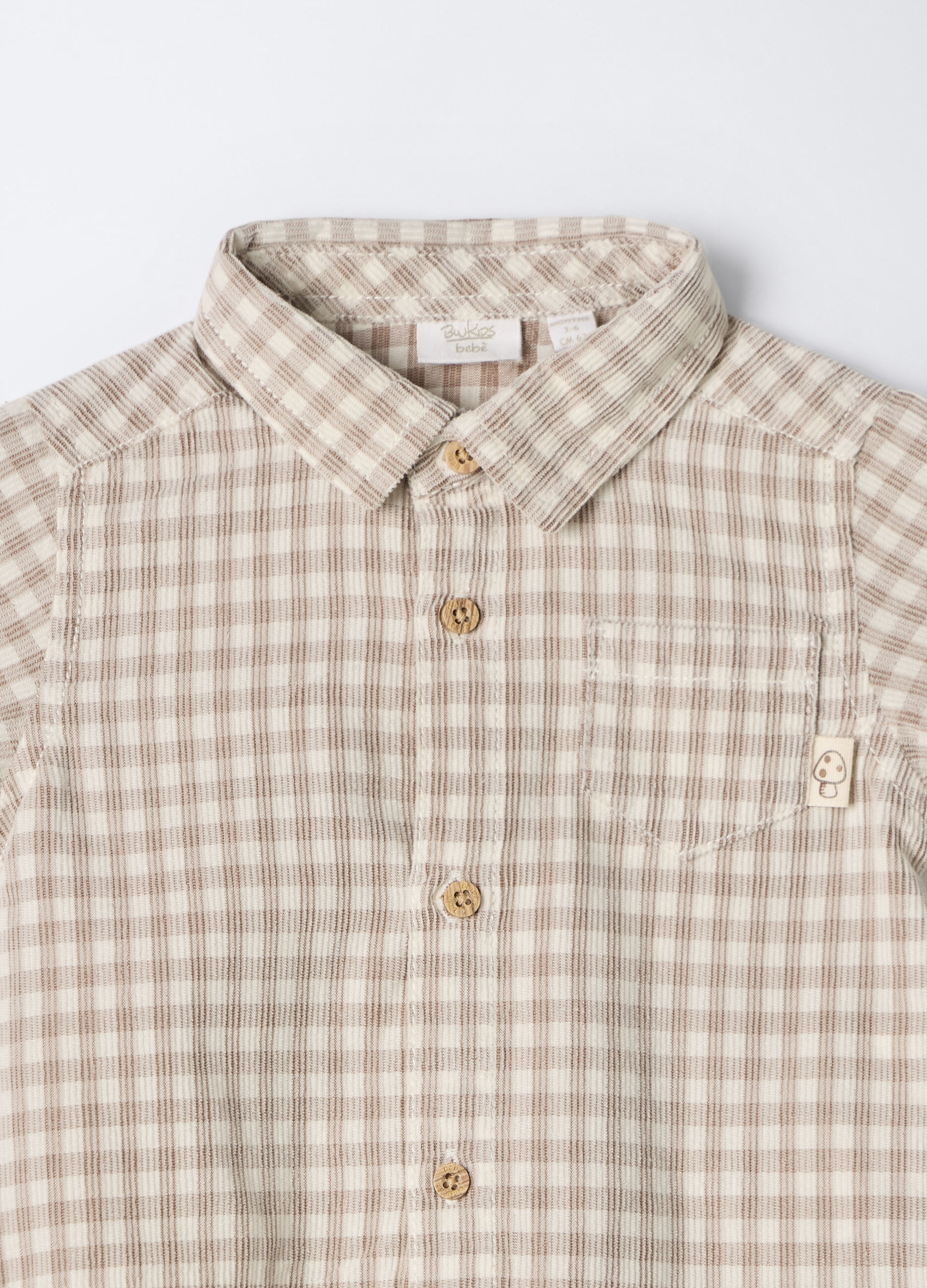 Body camicia in velluto a coste neonato_2