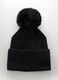 Berretto tricot con pon pom donna_0
