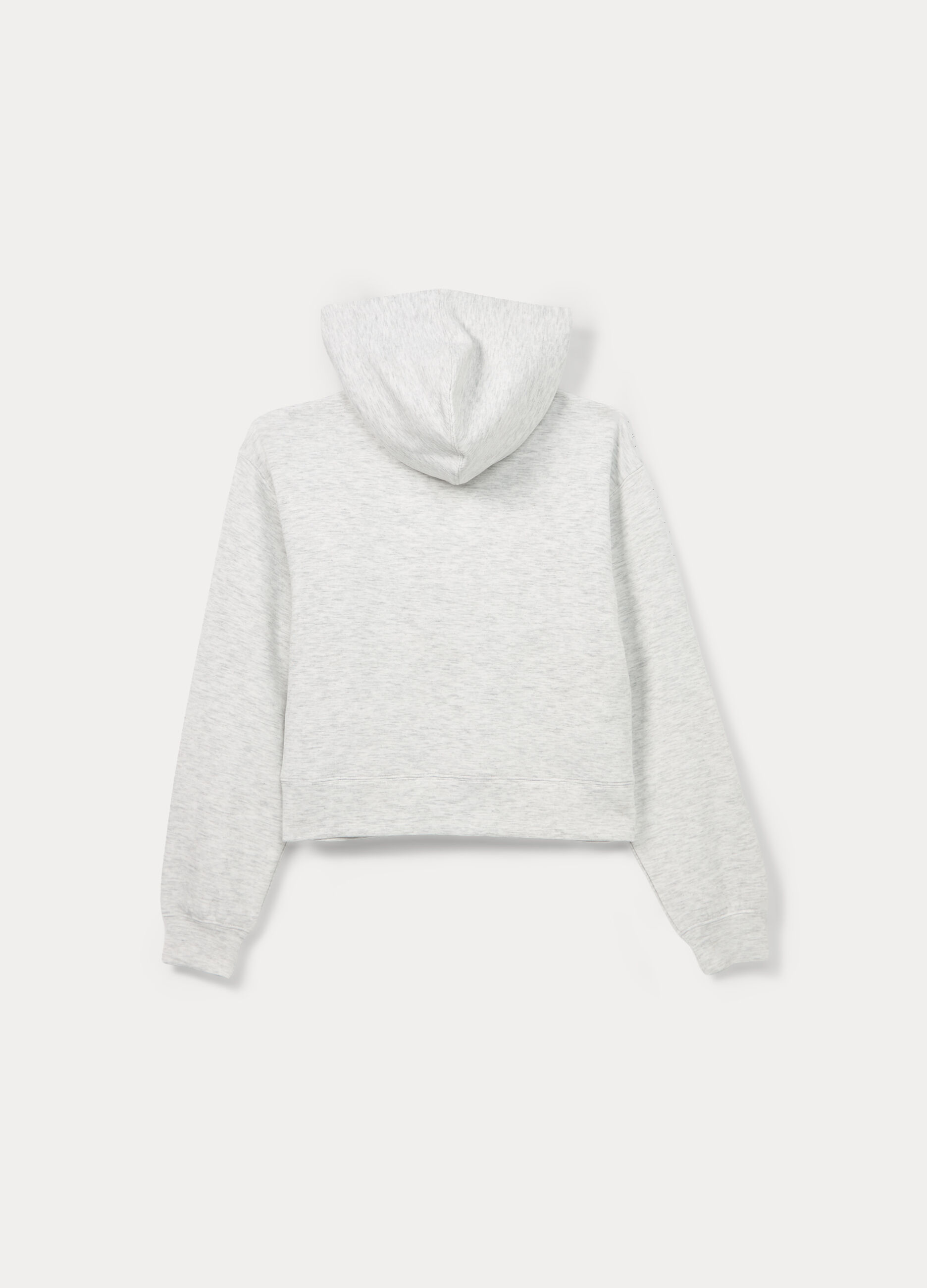 Felpa con cappuccio in viscosa stretch ragazza_1