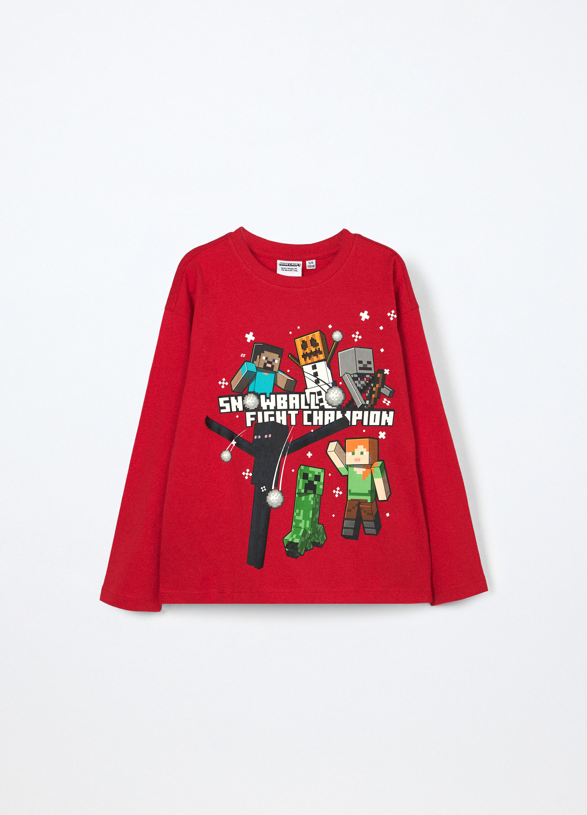 T-shirt in jersey di puro cotone bambino_0