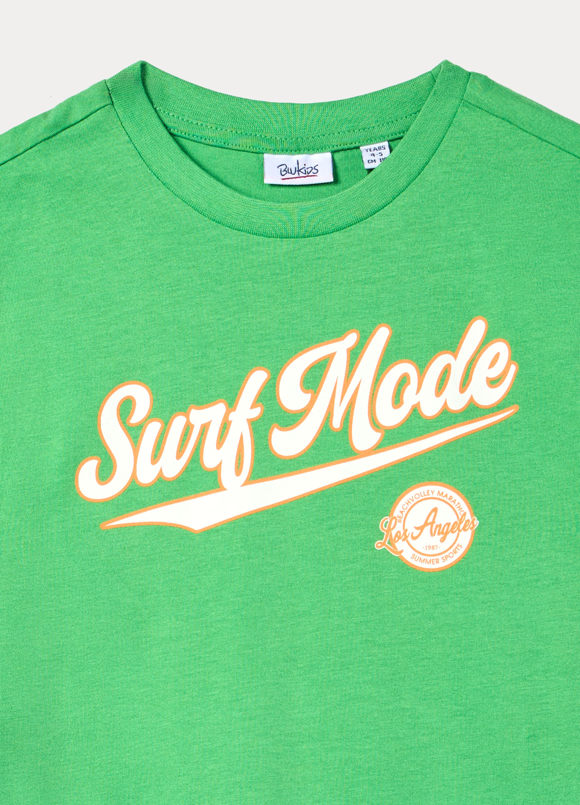 T-shirt girocollo in jersey di puro cotone bambino_2