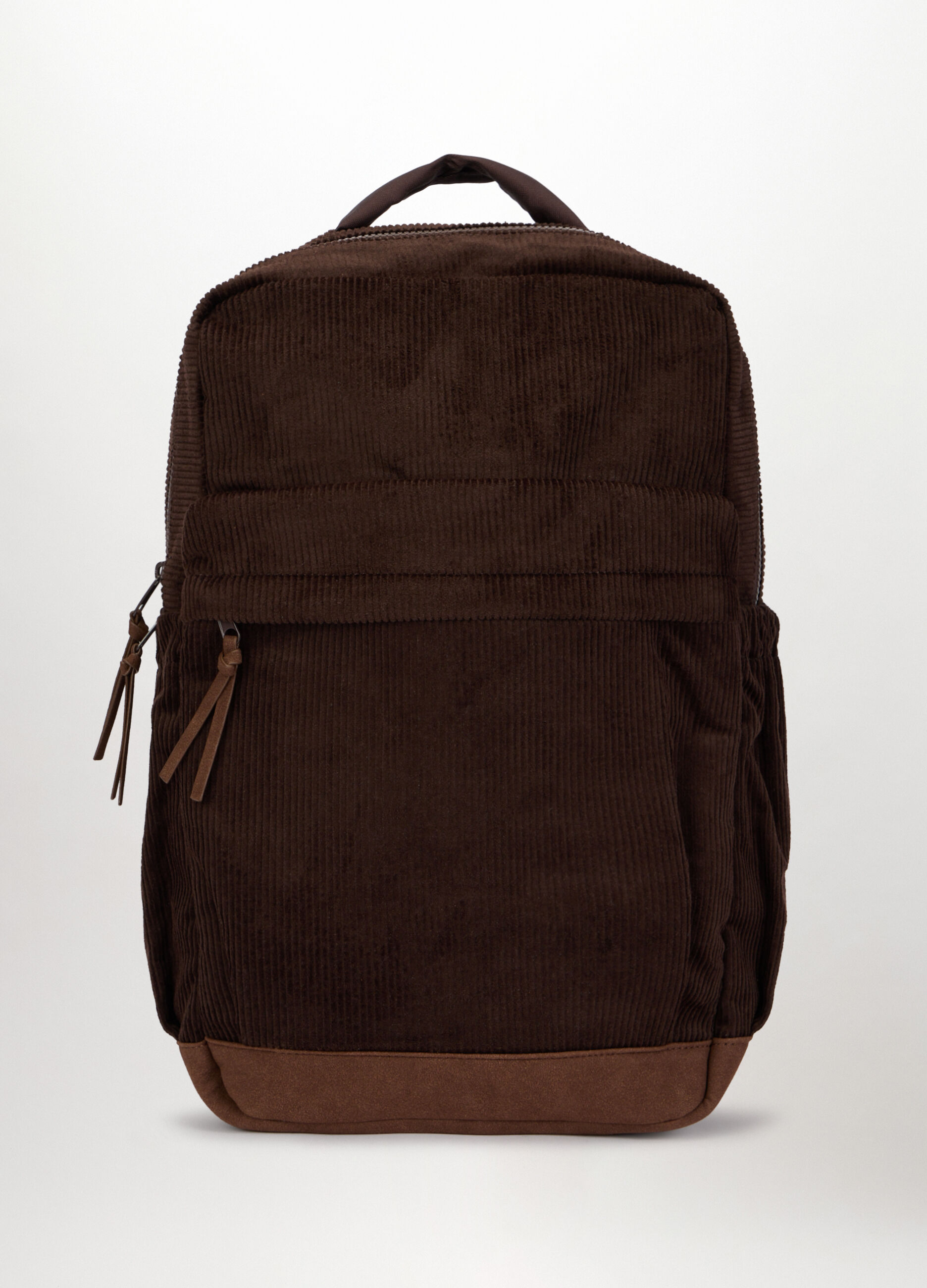 Zaino in velluto a coste uomo_0