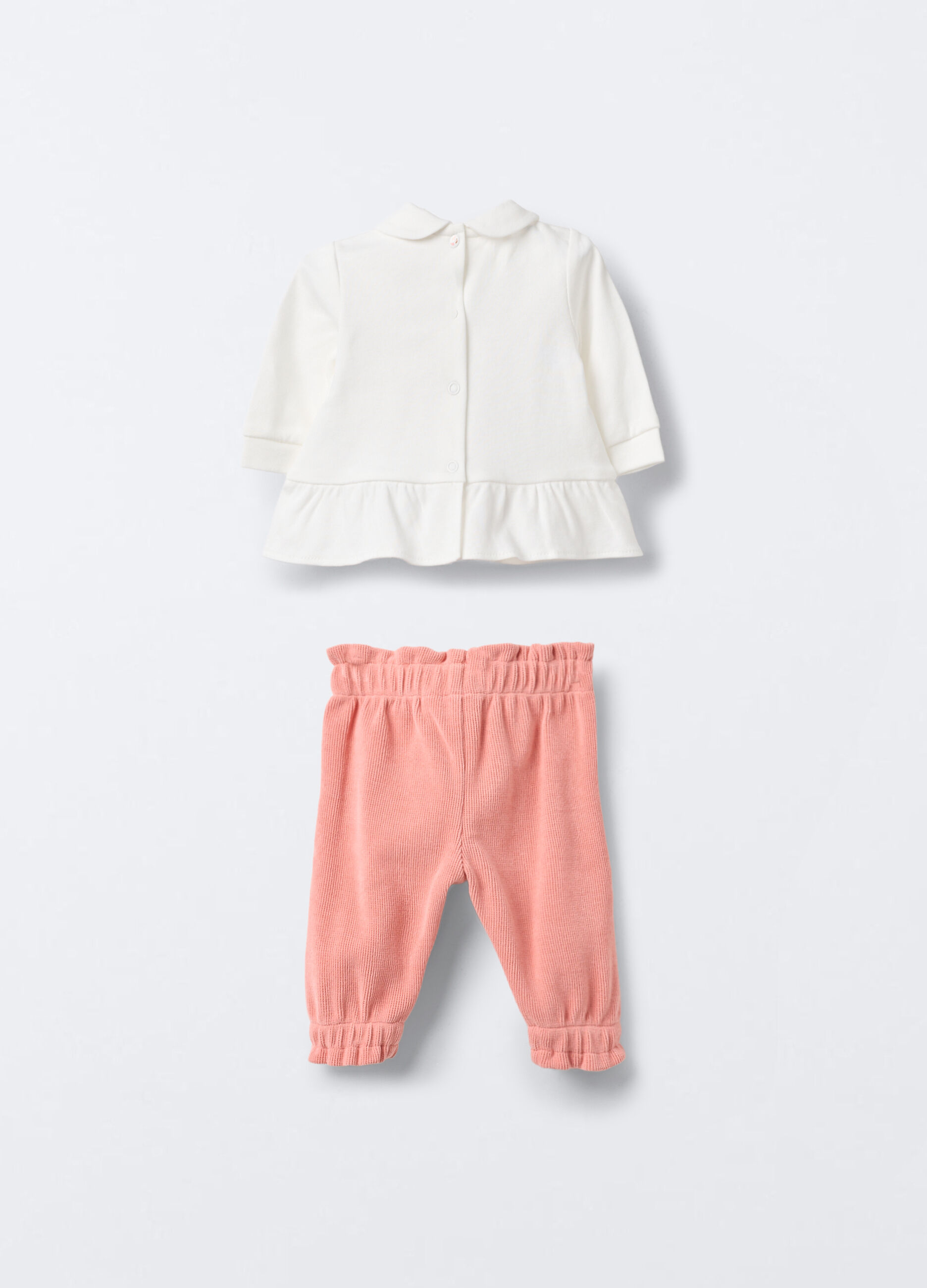 Set Disney in interlock di puro cotone neonata_1