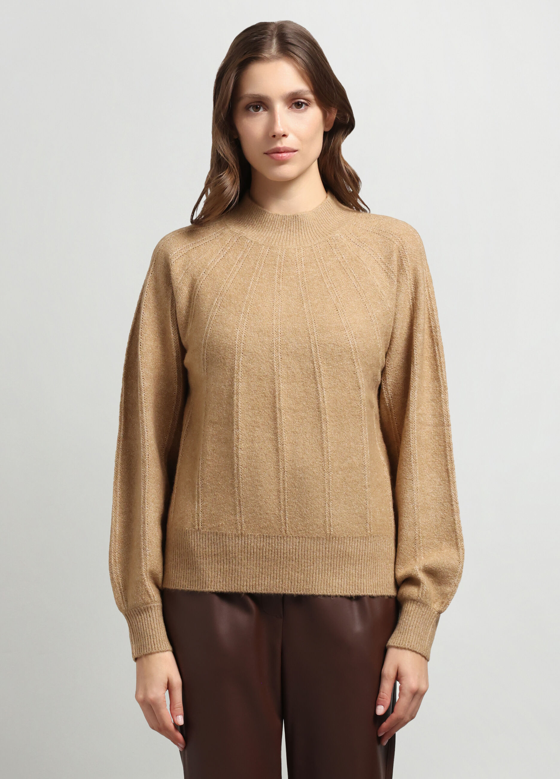 Tricot a collo alto donna_0