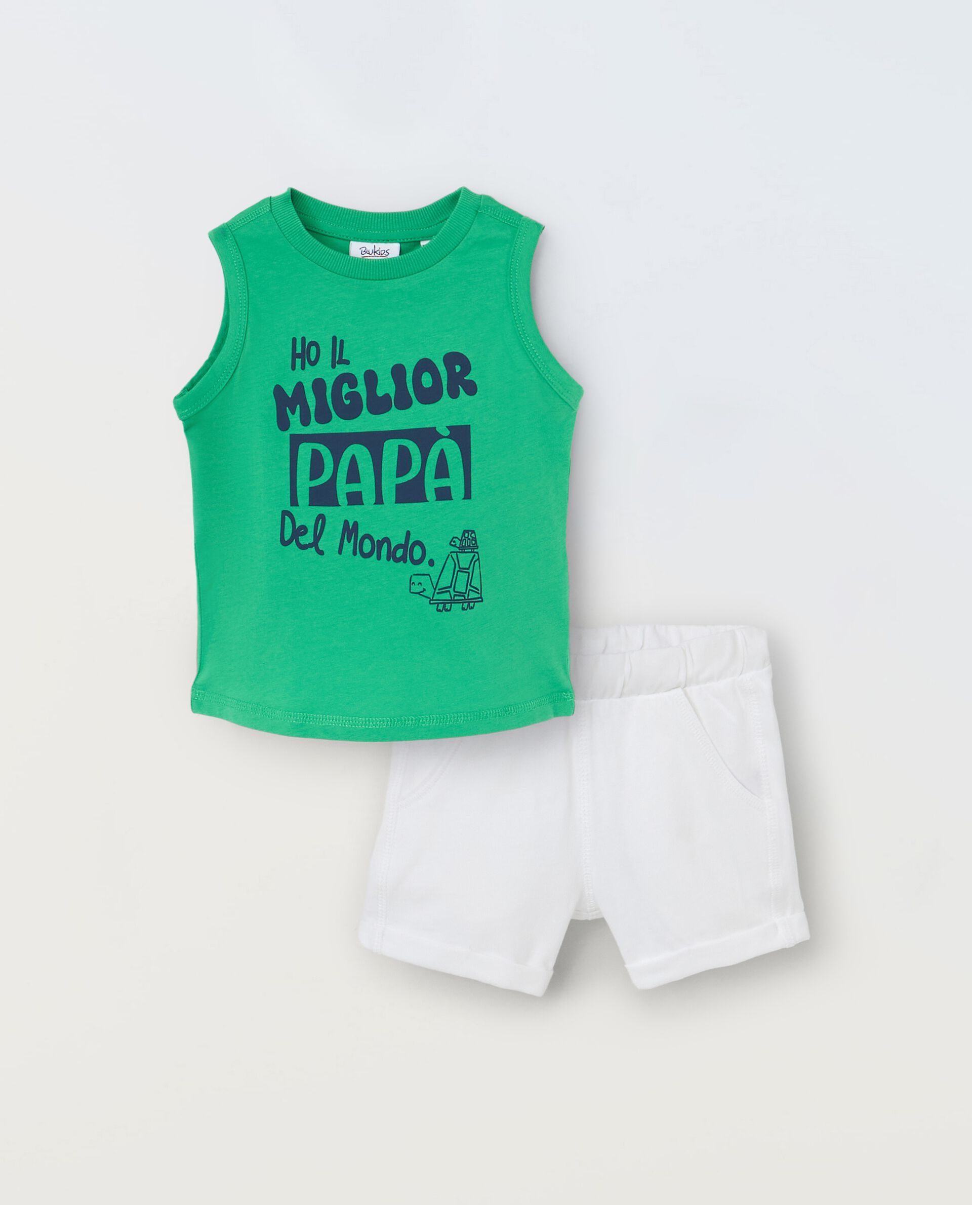 Jogging set in puro cotone neonato_0