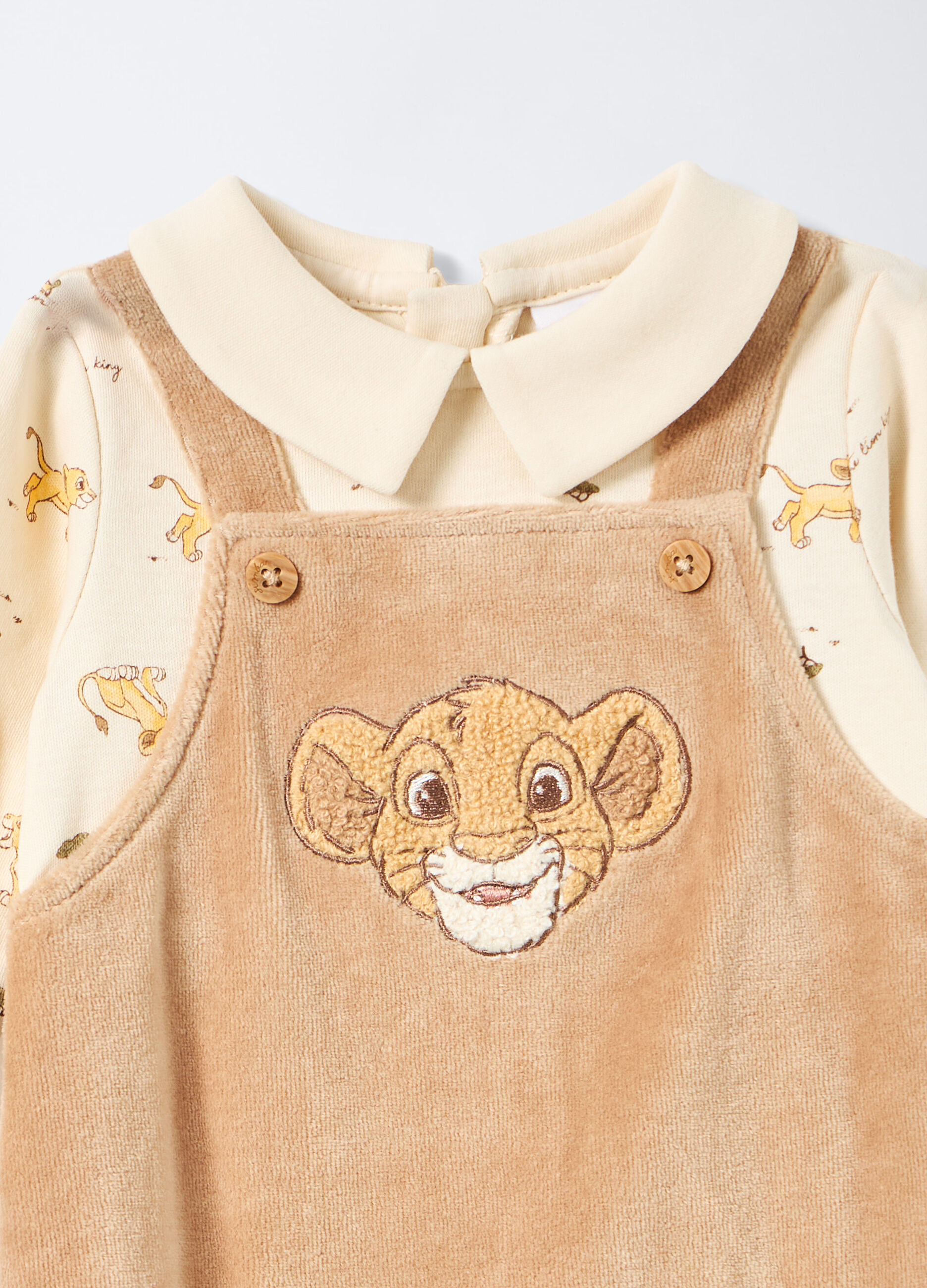 Tutina Disney misto cotone velour neonato_2