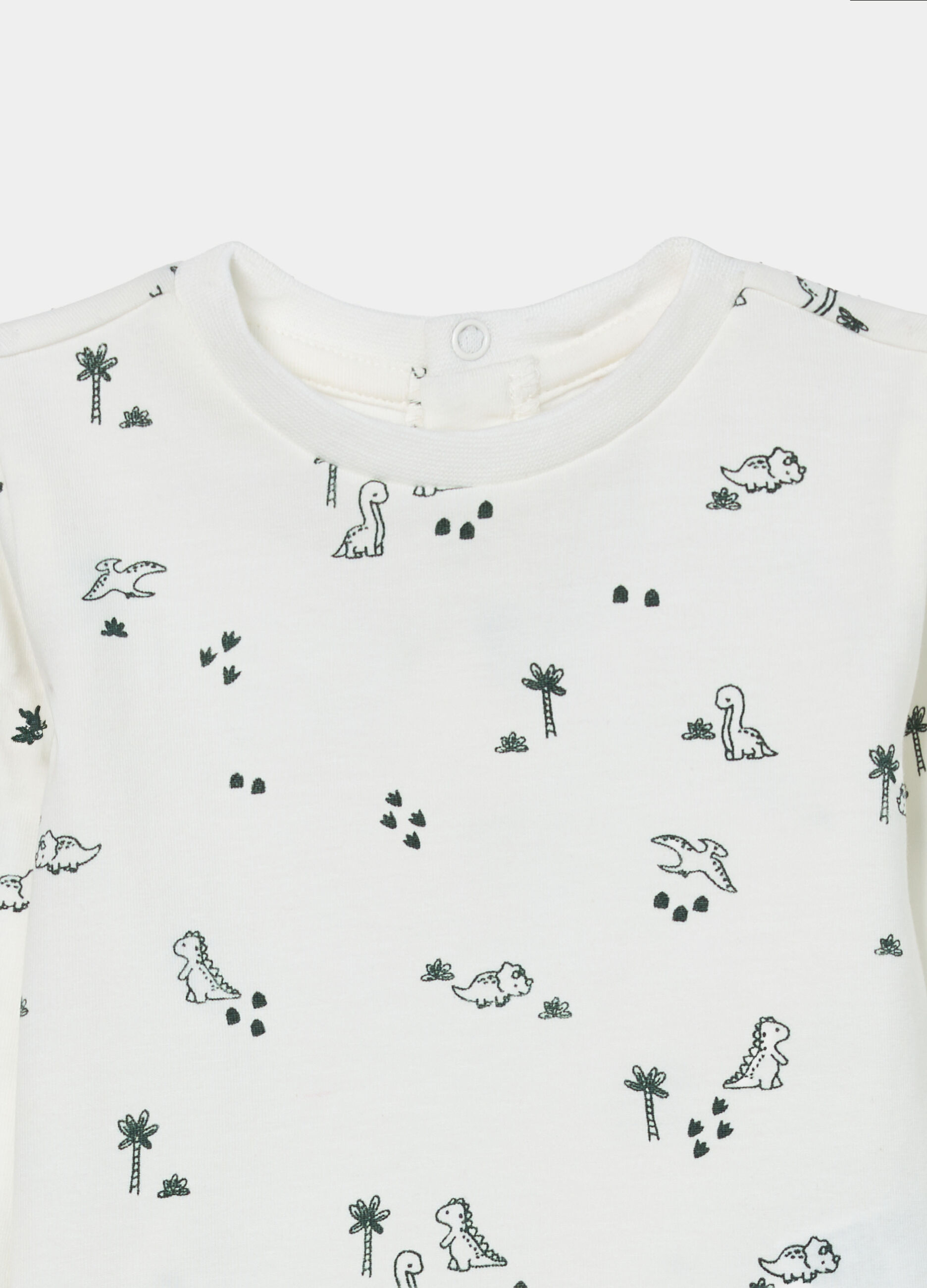 T-shirt in jersey di cotone stretch neonato_2