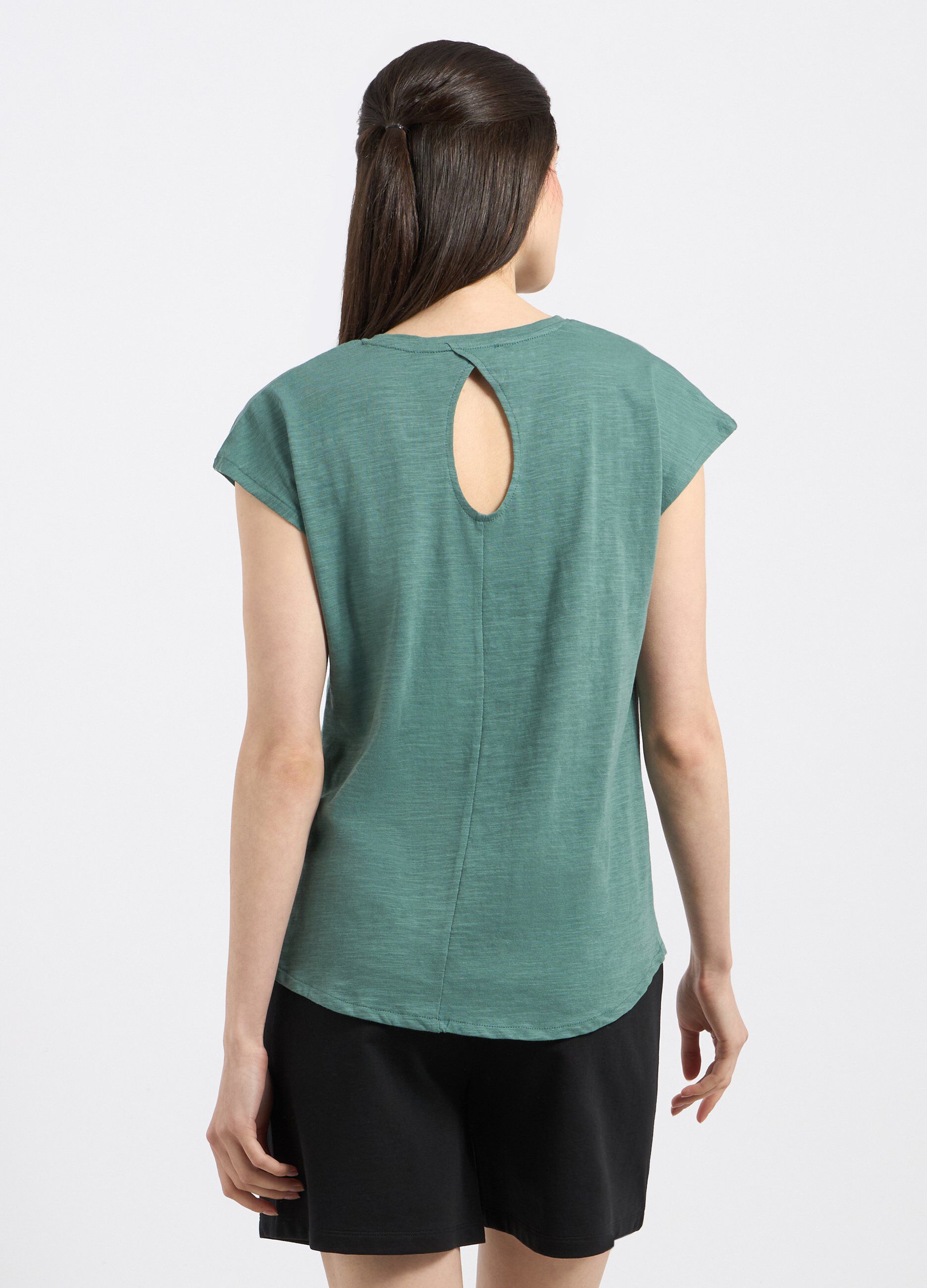 T-shirt in puro cotone donna_1