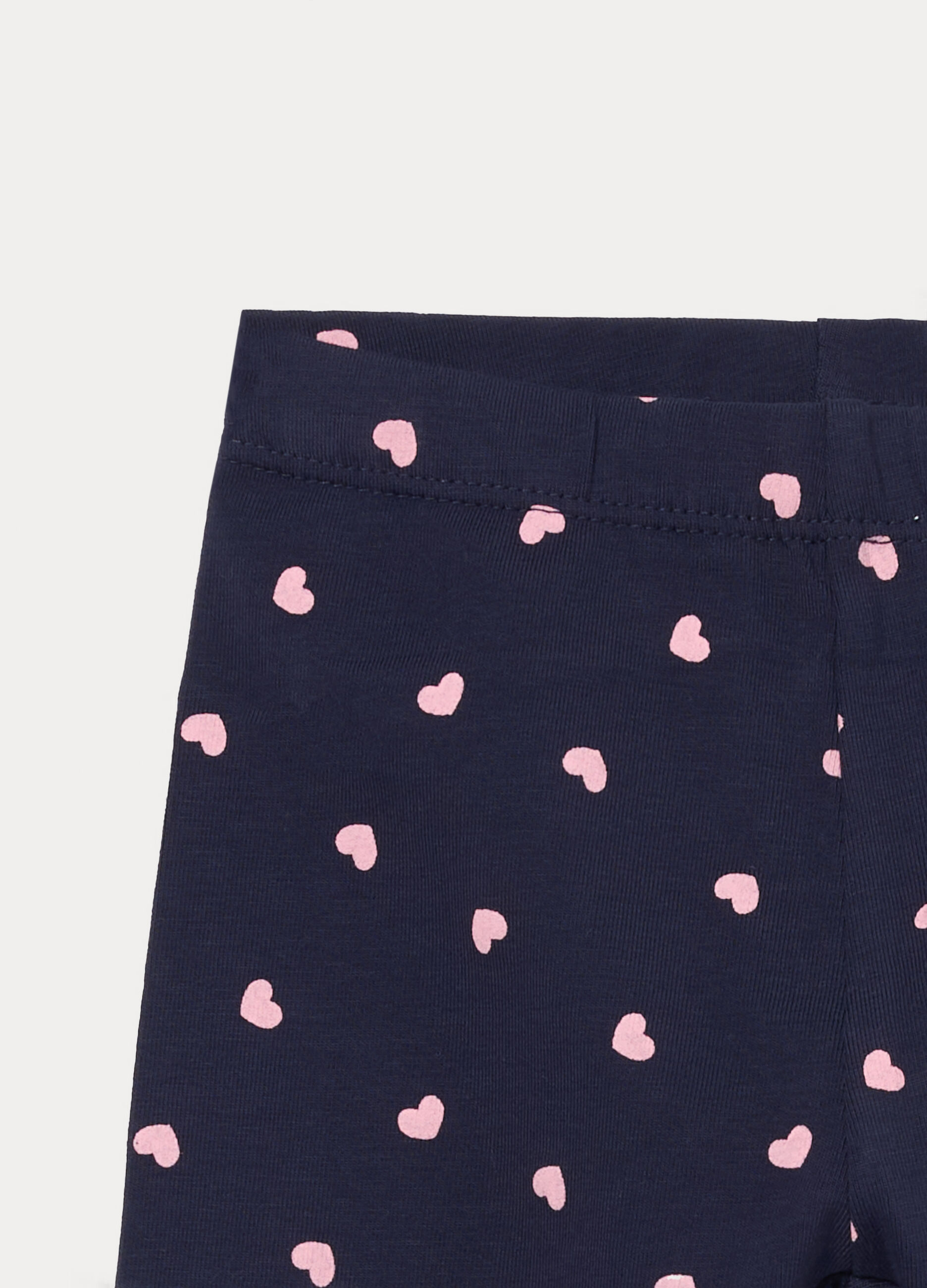 Leggings in jersey di cotone stretch bimba_2