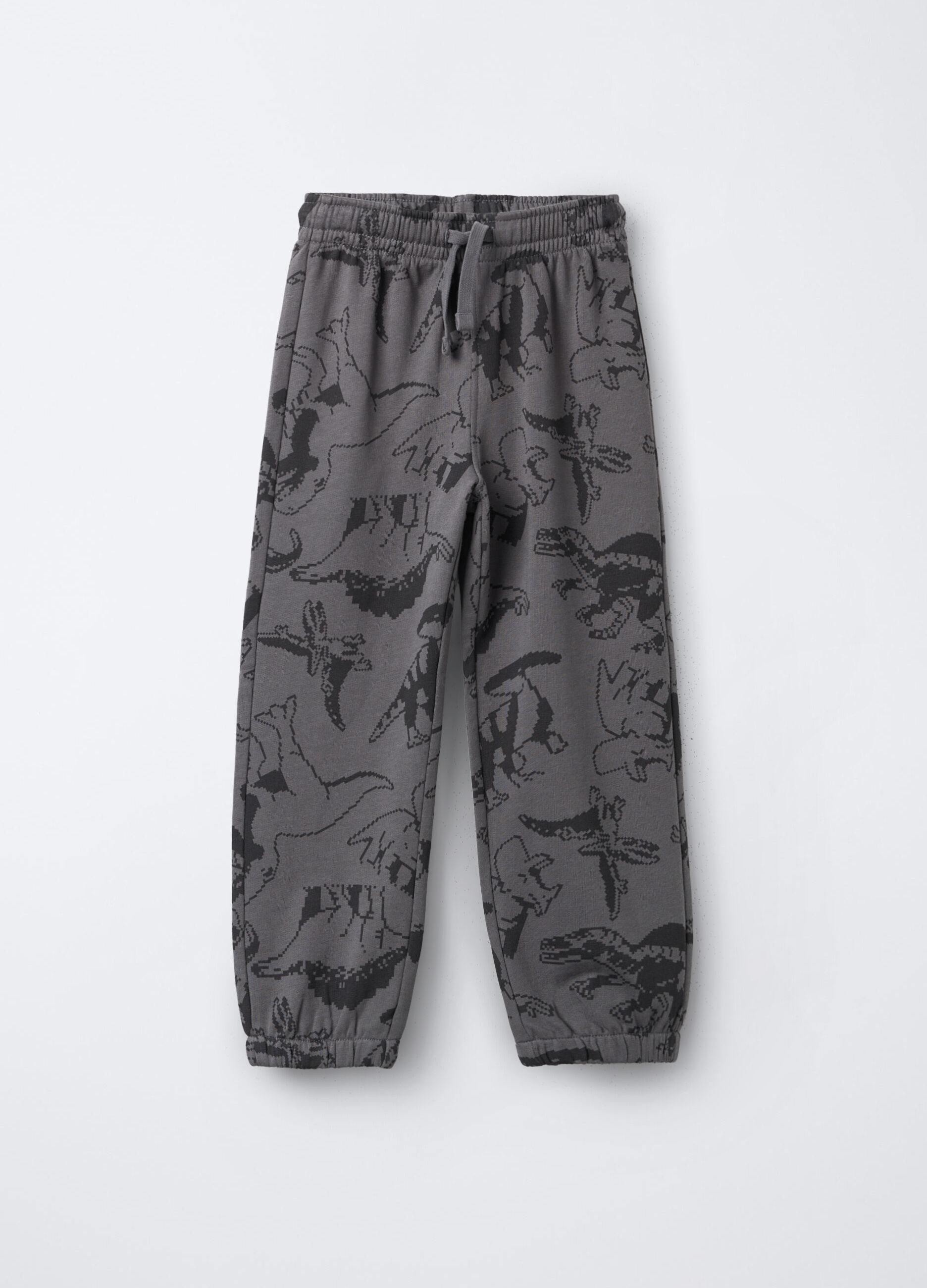Jogger in puro cotone garzato Fit Regular bambino_0