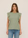 T-shirt in jersey di cotone stretch donna_0
