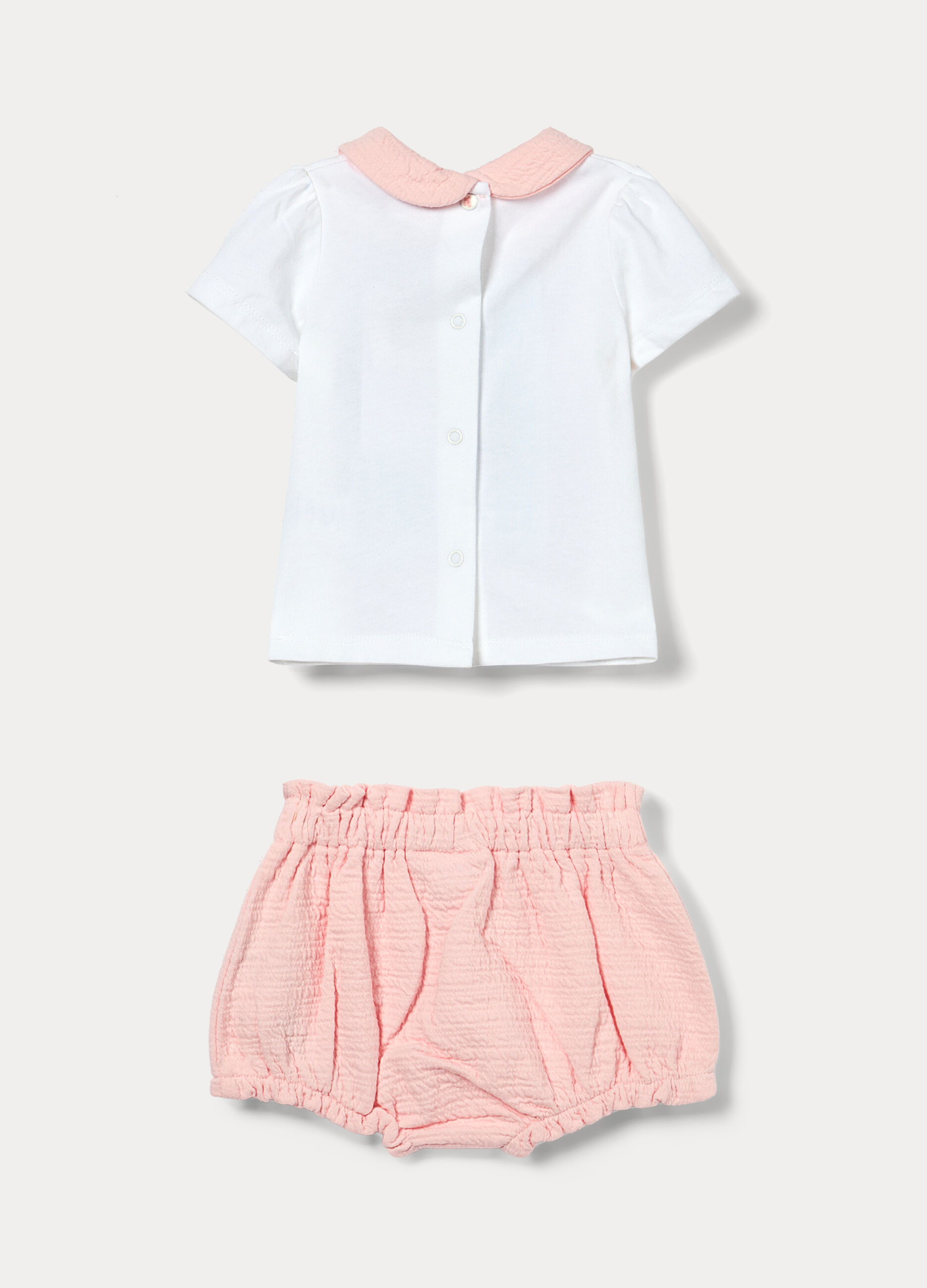 Jogging set Disney in jersey di cotone stretch neonata_1