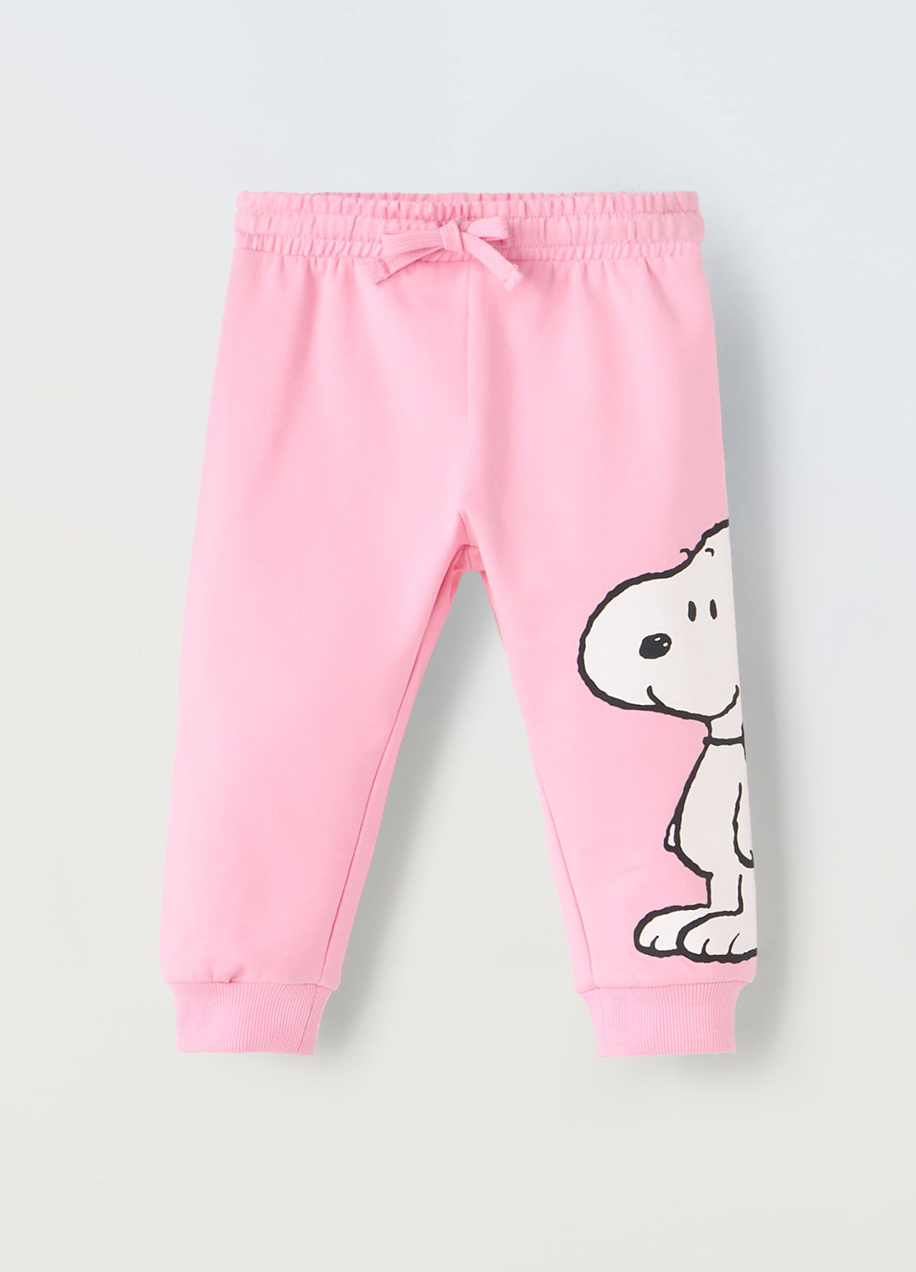 Joggers Snoopy in puro cotone neonata_0