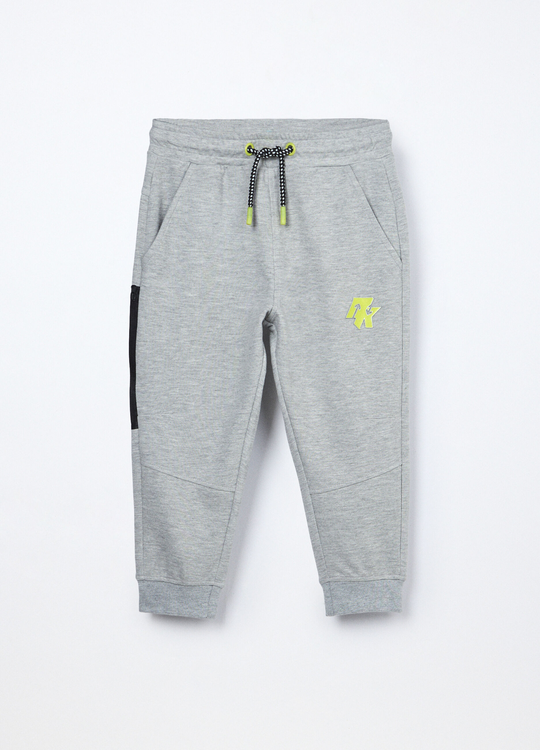 Jogger in denim misto cotone bambino_0