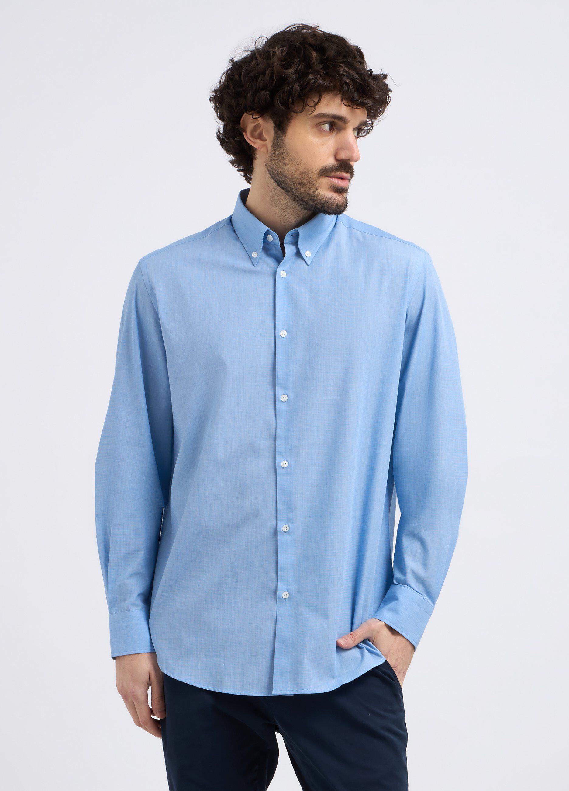 Camicia a maniche lunghe uomo_0