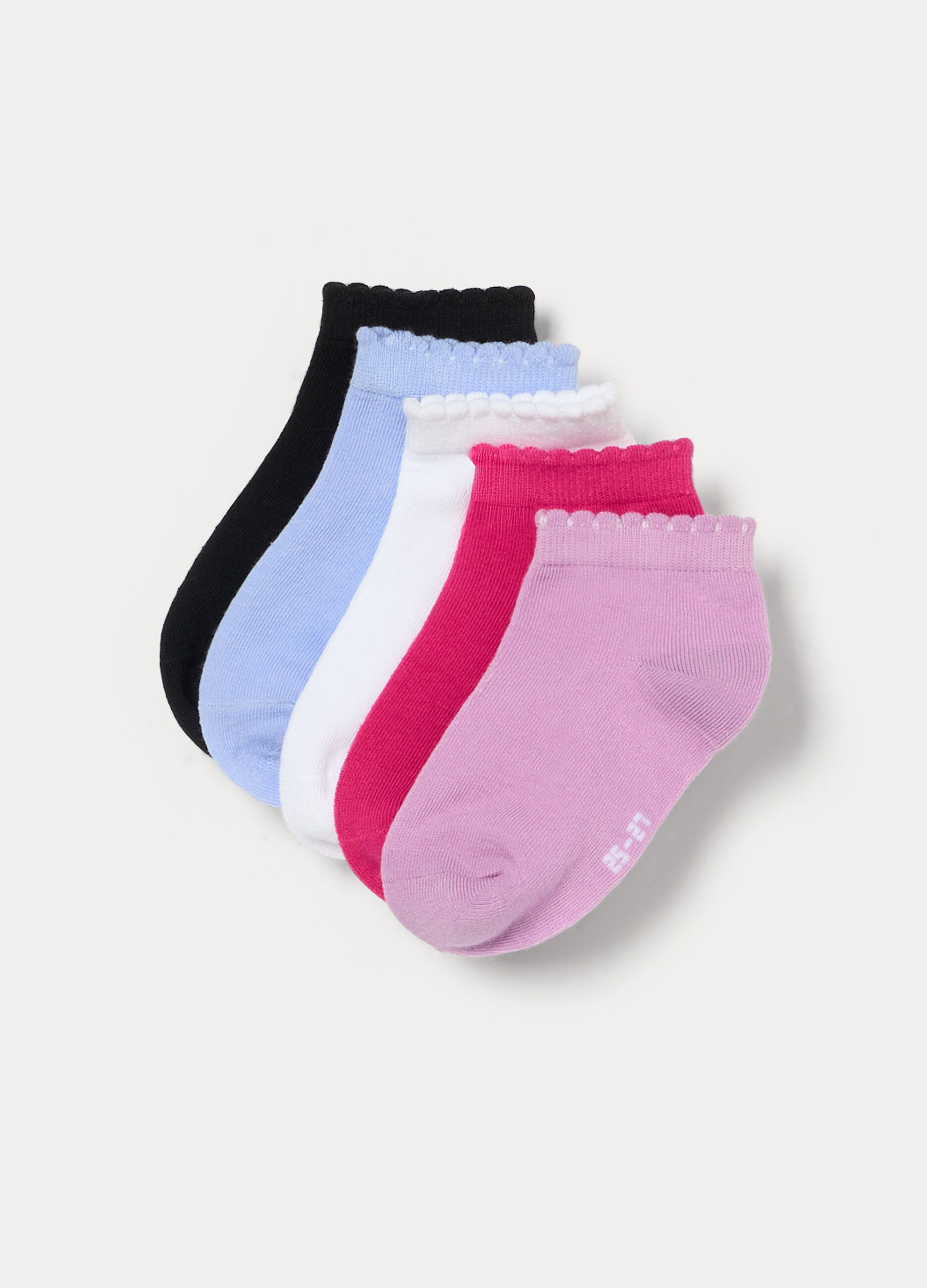 Pack 5 calze corte misto cotone _0