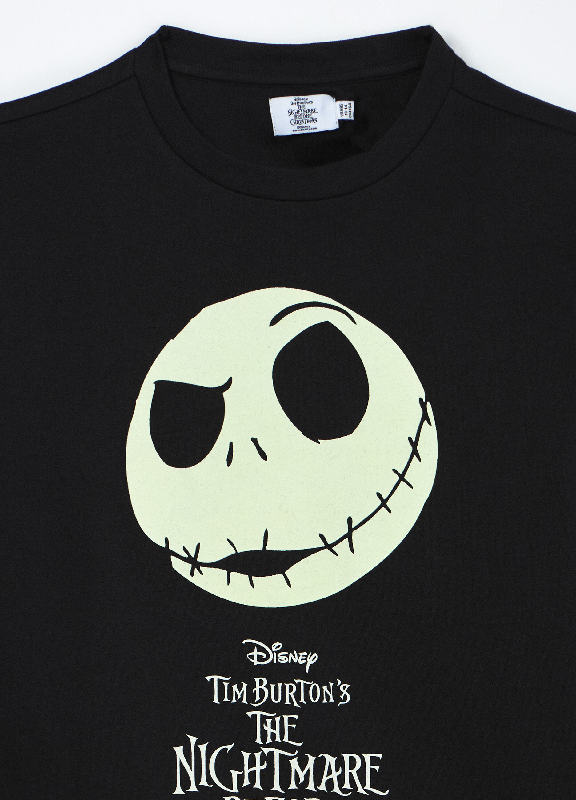 Set pigiama lungo Nightmare Before Christmas in puro cotone ragazzo_2