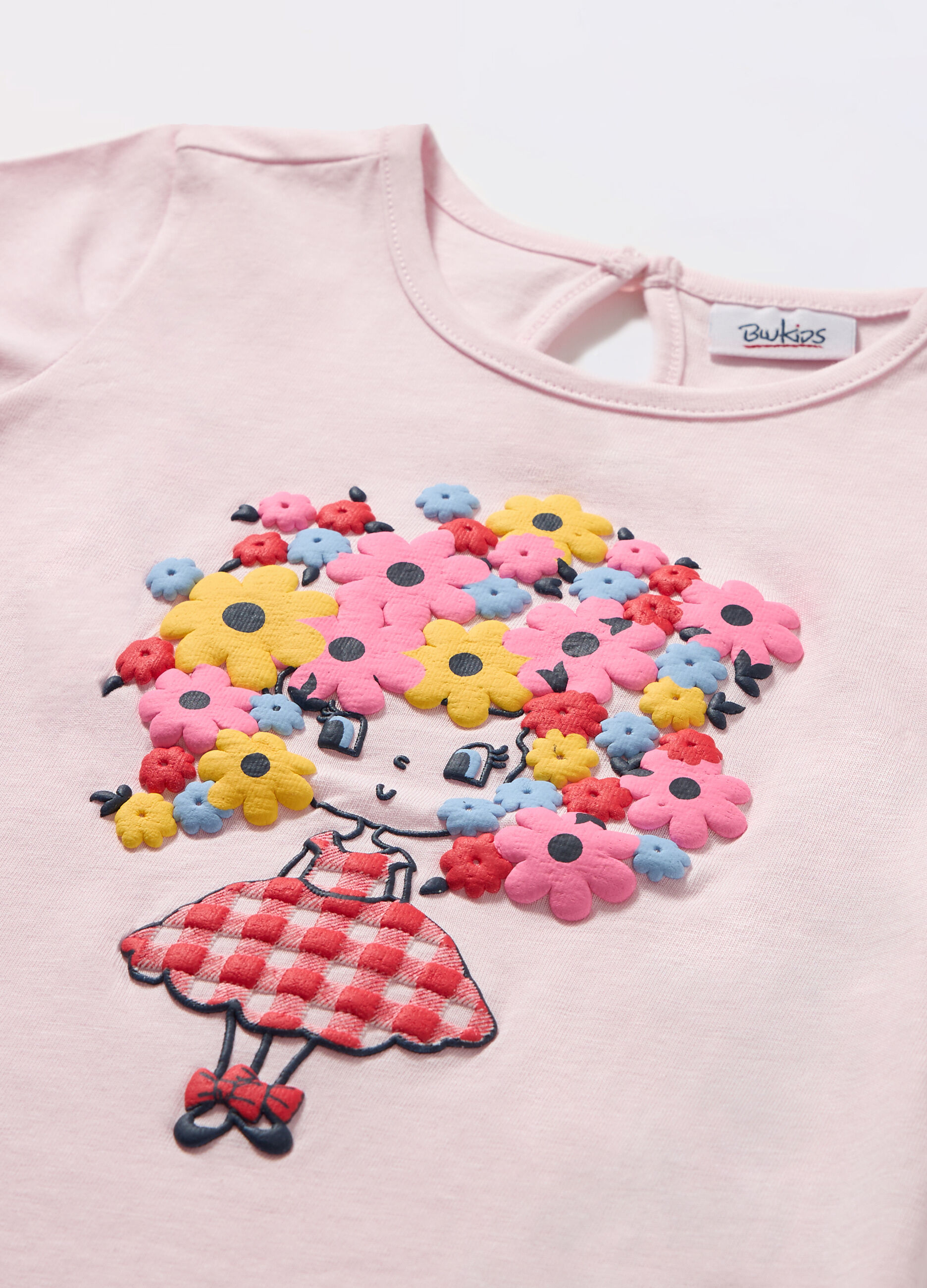 T-shirt in jersey di puro cotone neonata_1