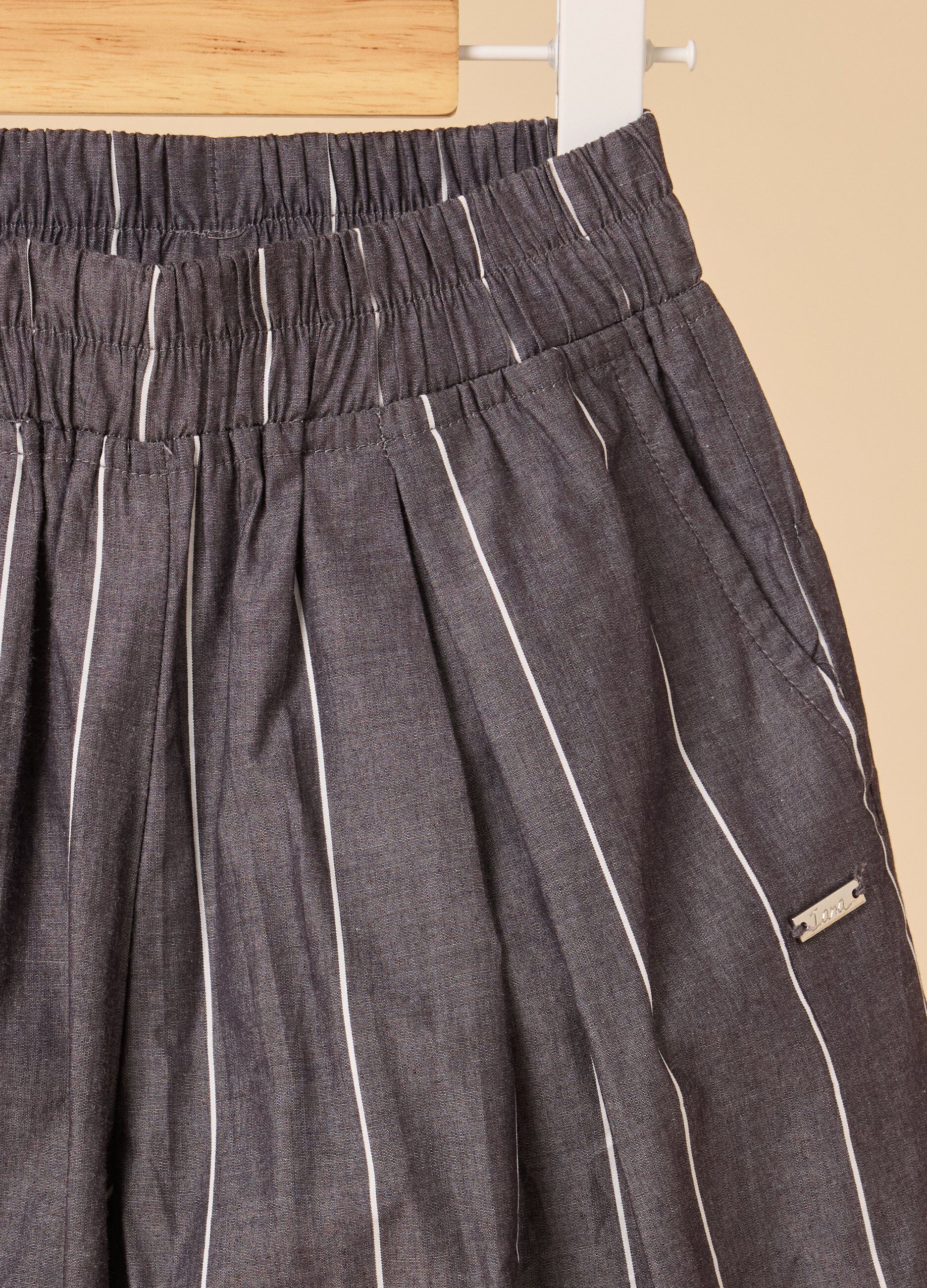 Pantaloni palazzo in puro cotone IANA bambina_1
