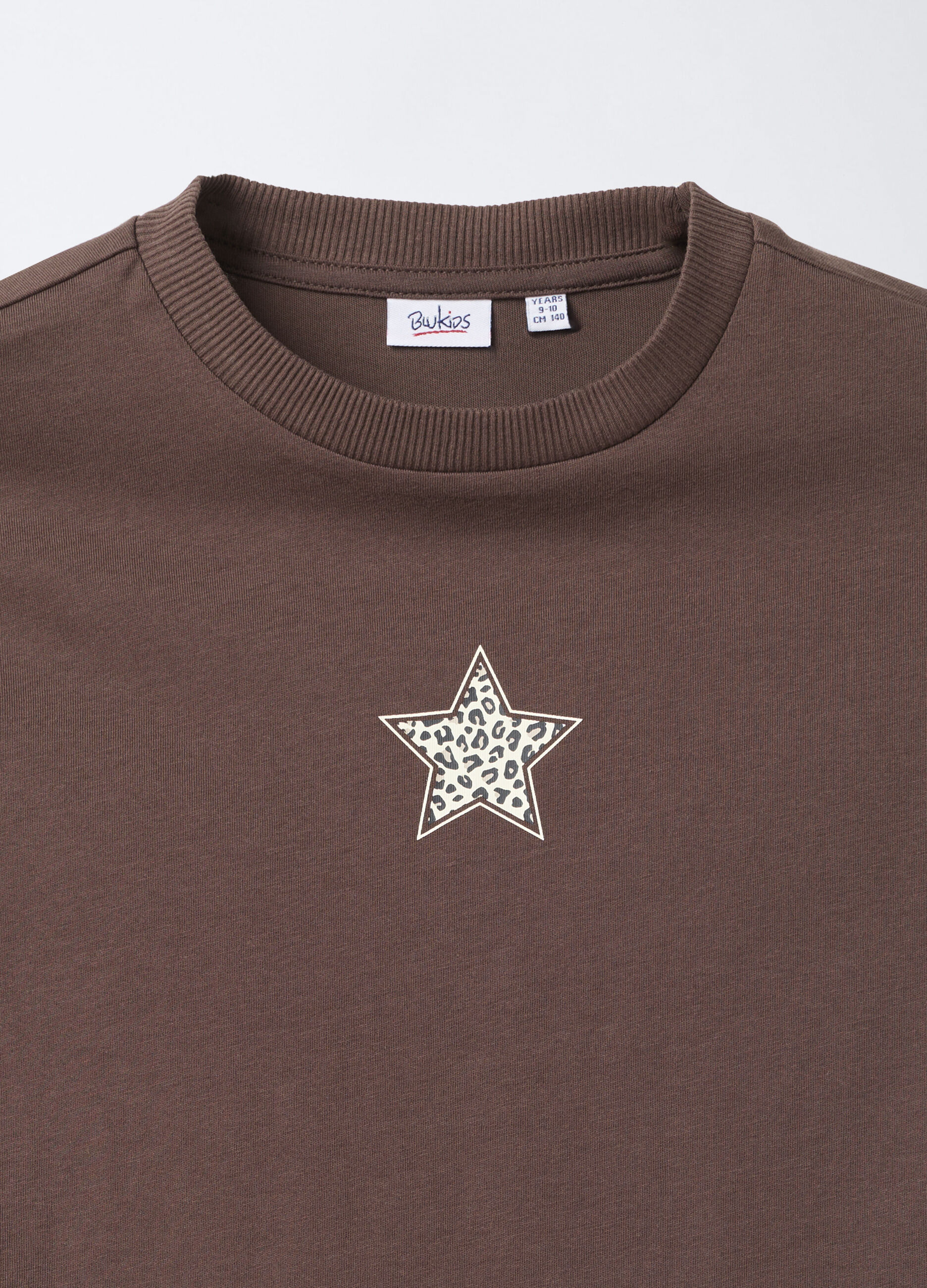 T-shirt girocollo in jersey di puro cotone ragazza_2