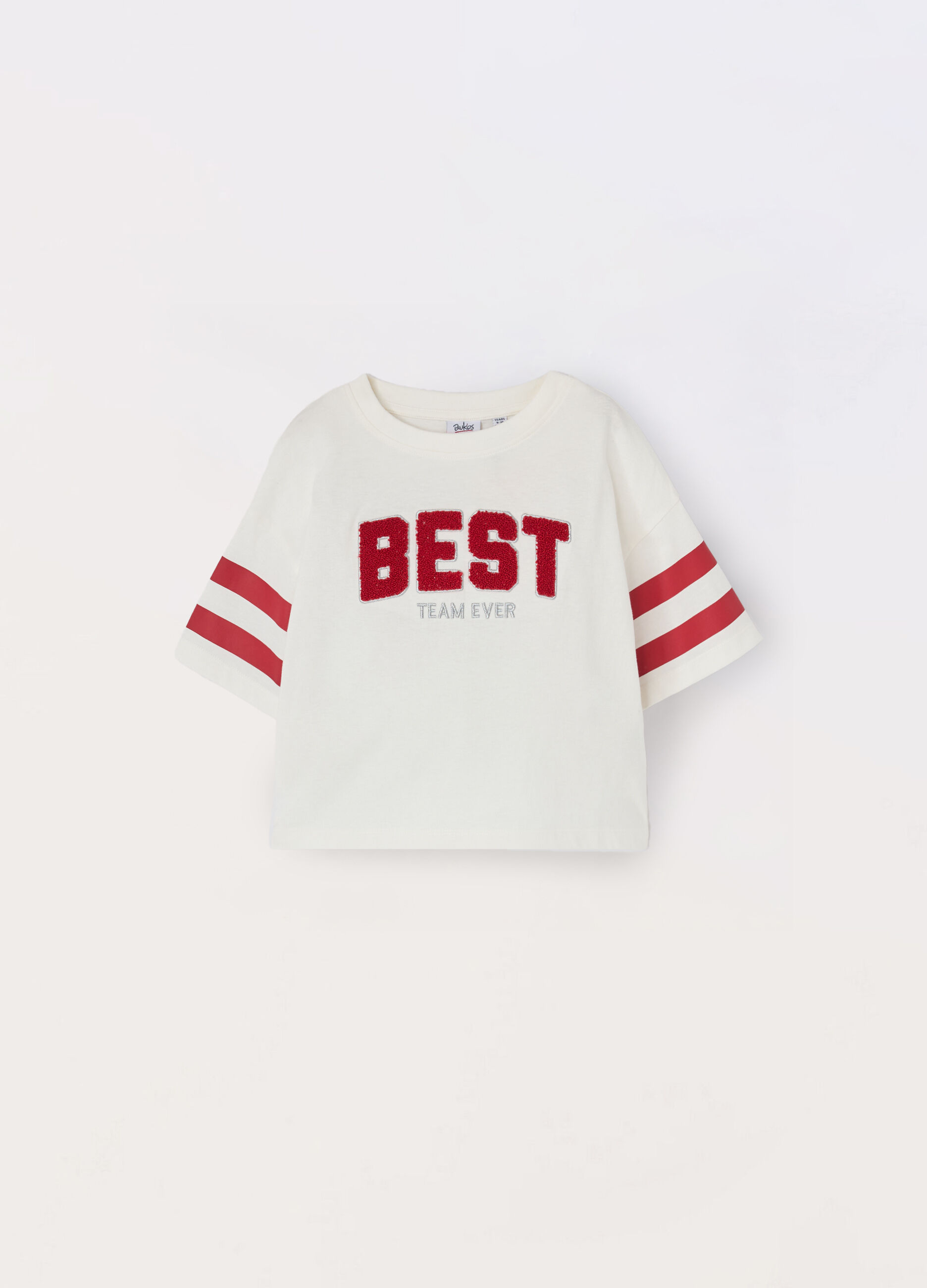 T-shirt in jersey di puro cotone ragazza_0