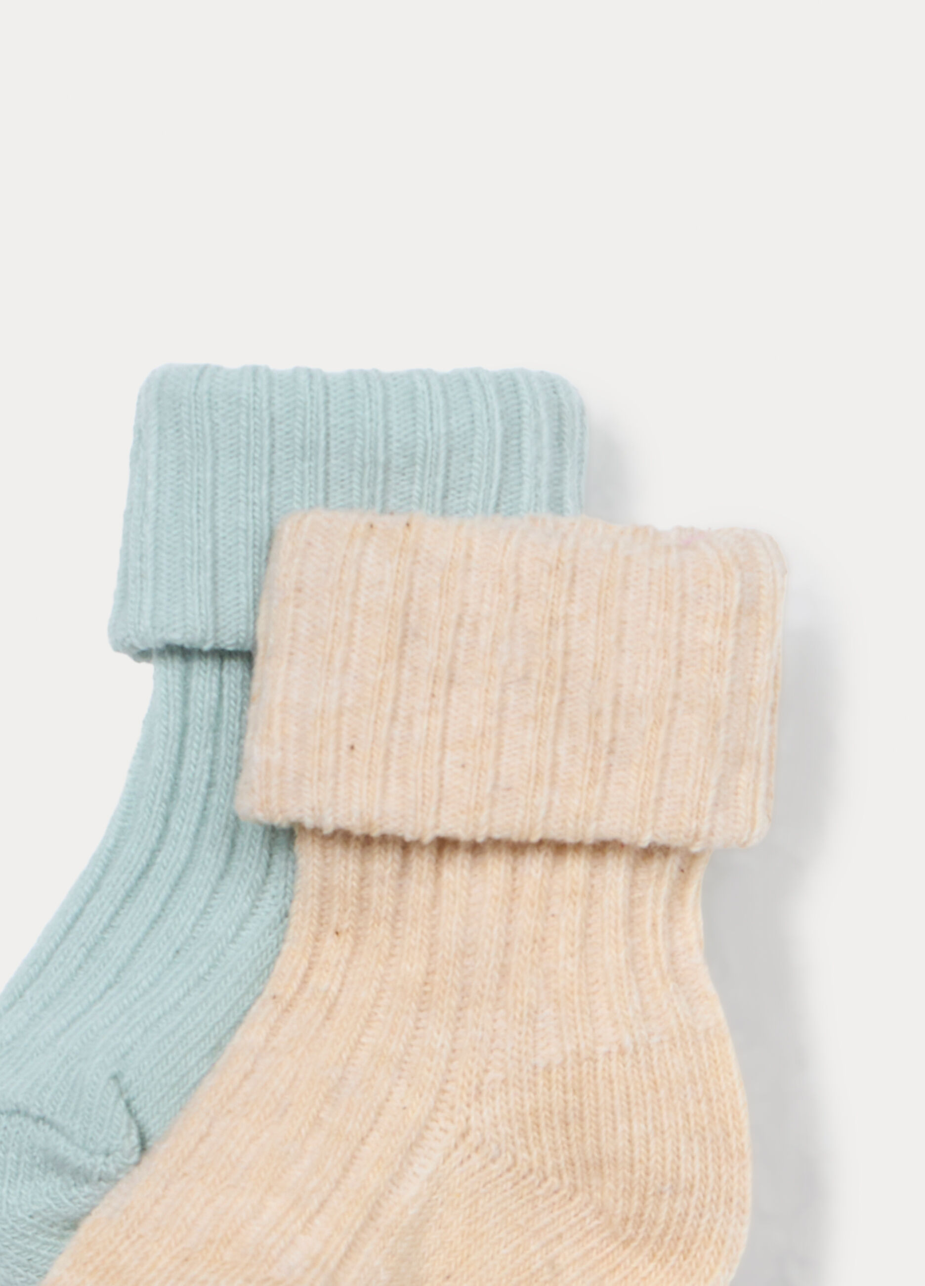 Pack 2 calzini corti misto cotone neonato_2