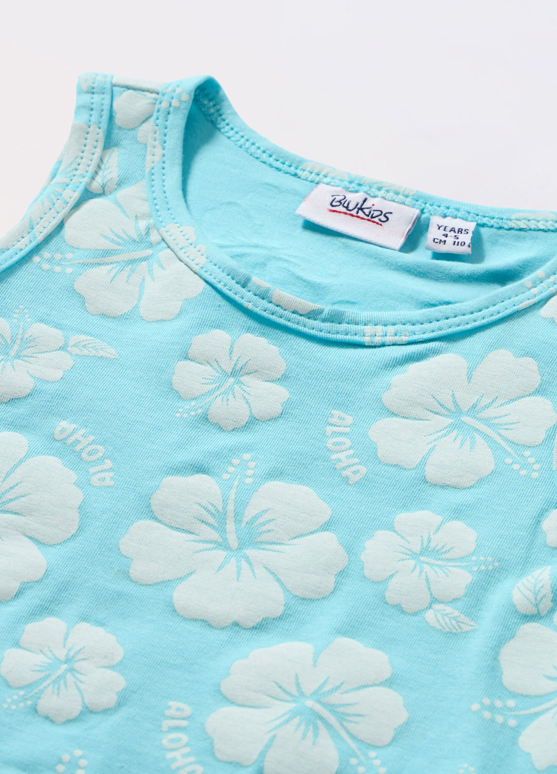 Canotta in jersey di cotone stretch bambina_1