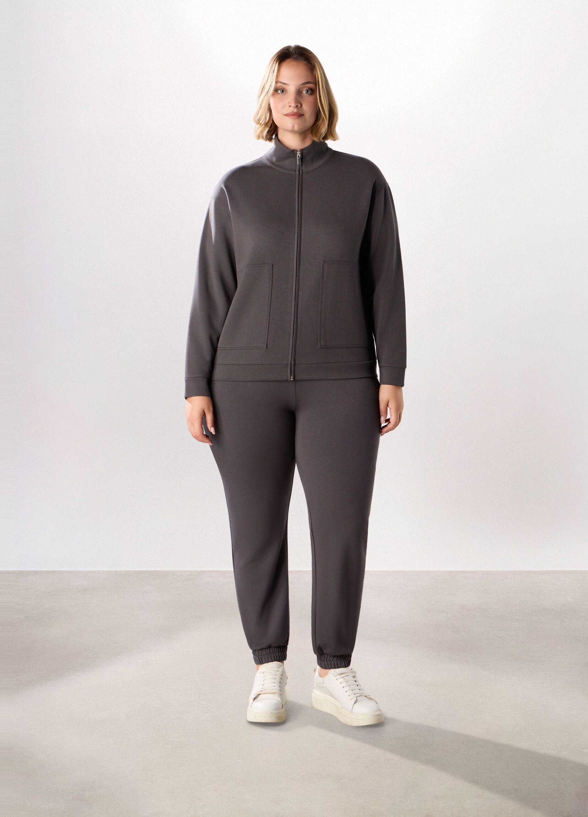 Jogger misto modal donna curvy_0