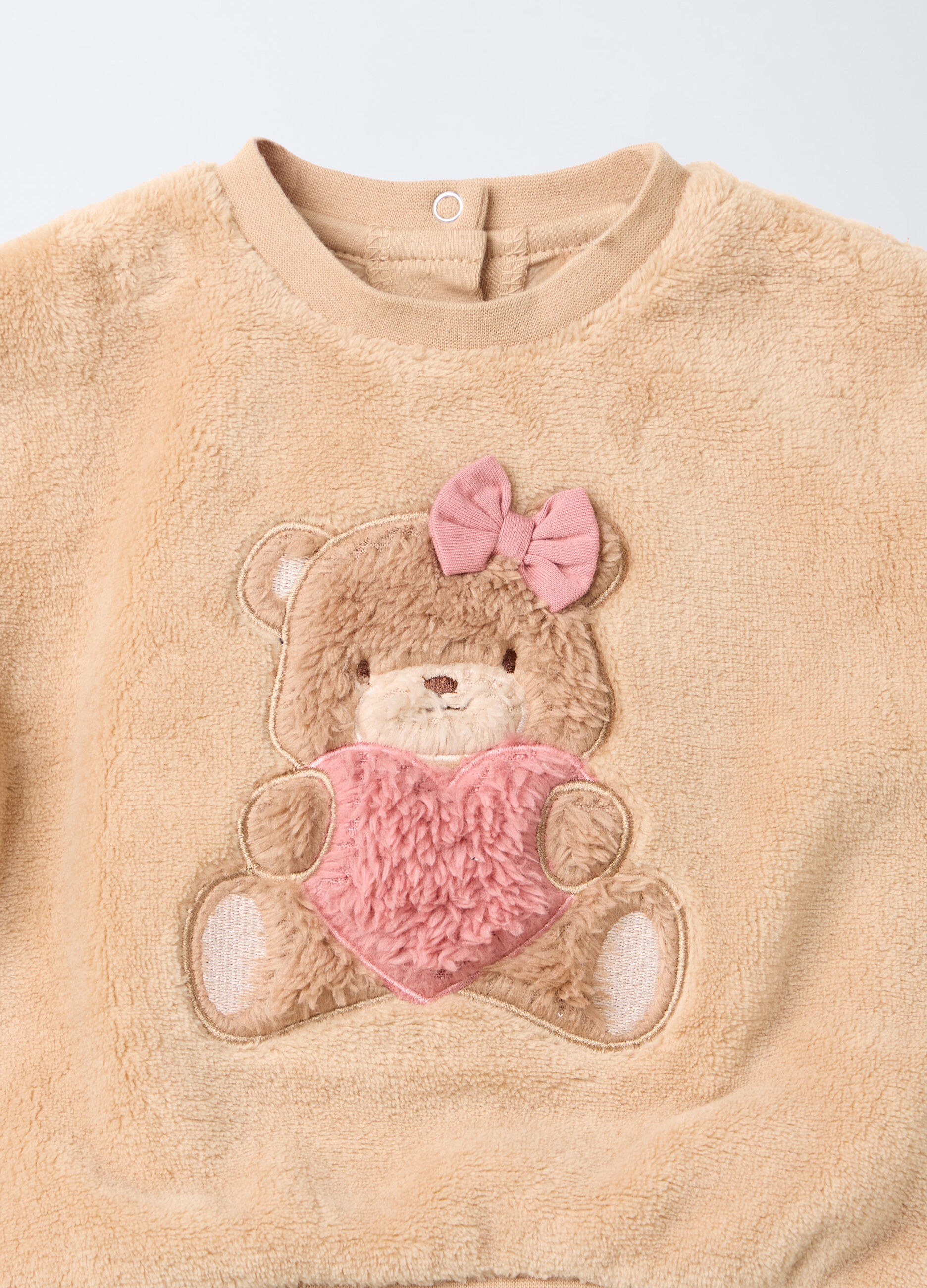 Jogging set con top in eco fur neonata_2