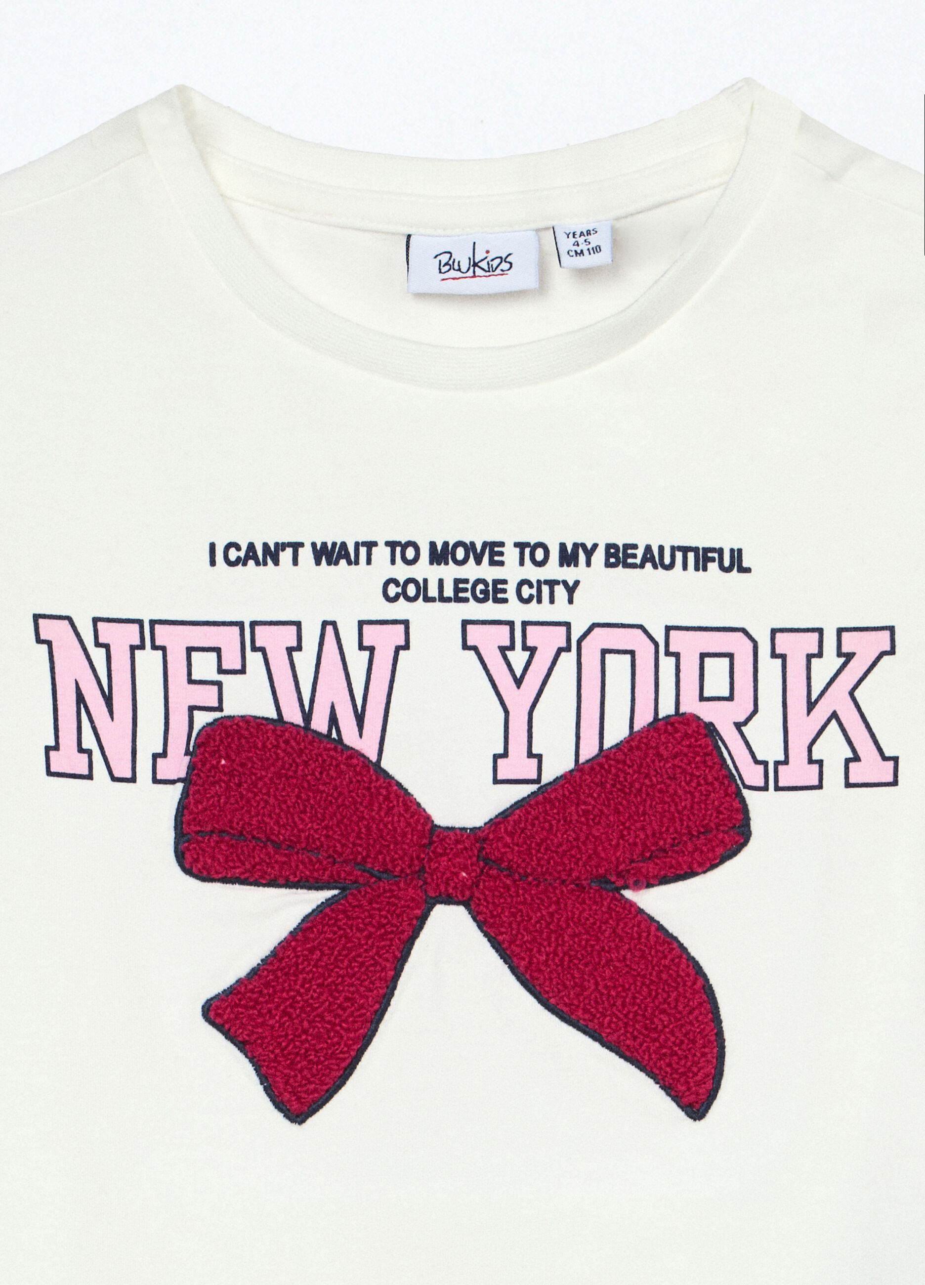 T-shirt in jersey di cotone stretch bambina_2