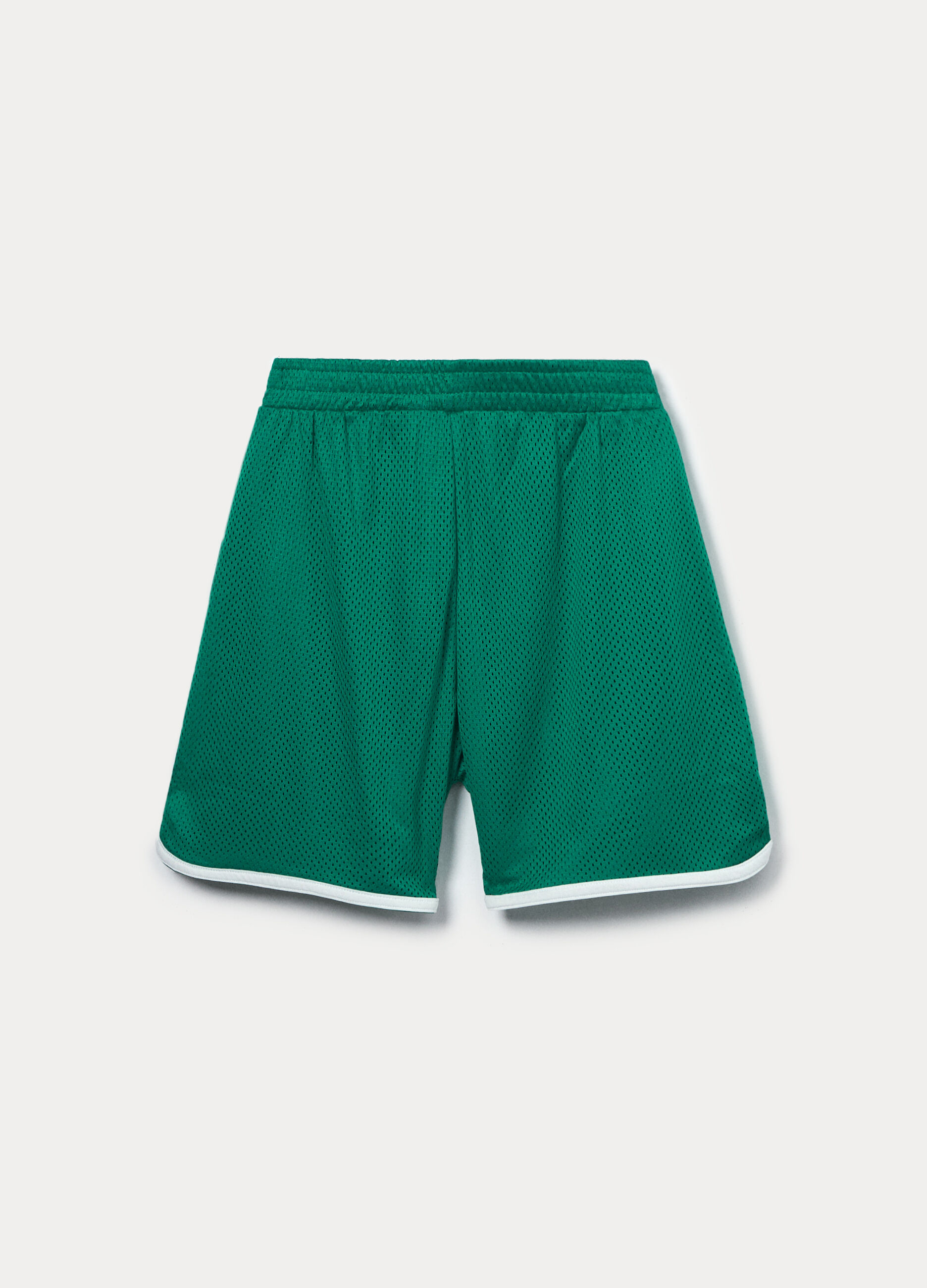 Shorts in tessuto mesh ragazza_1