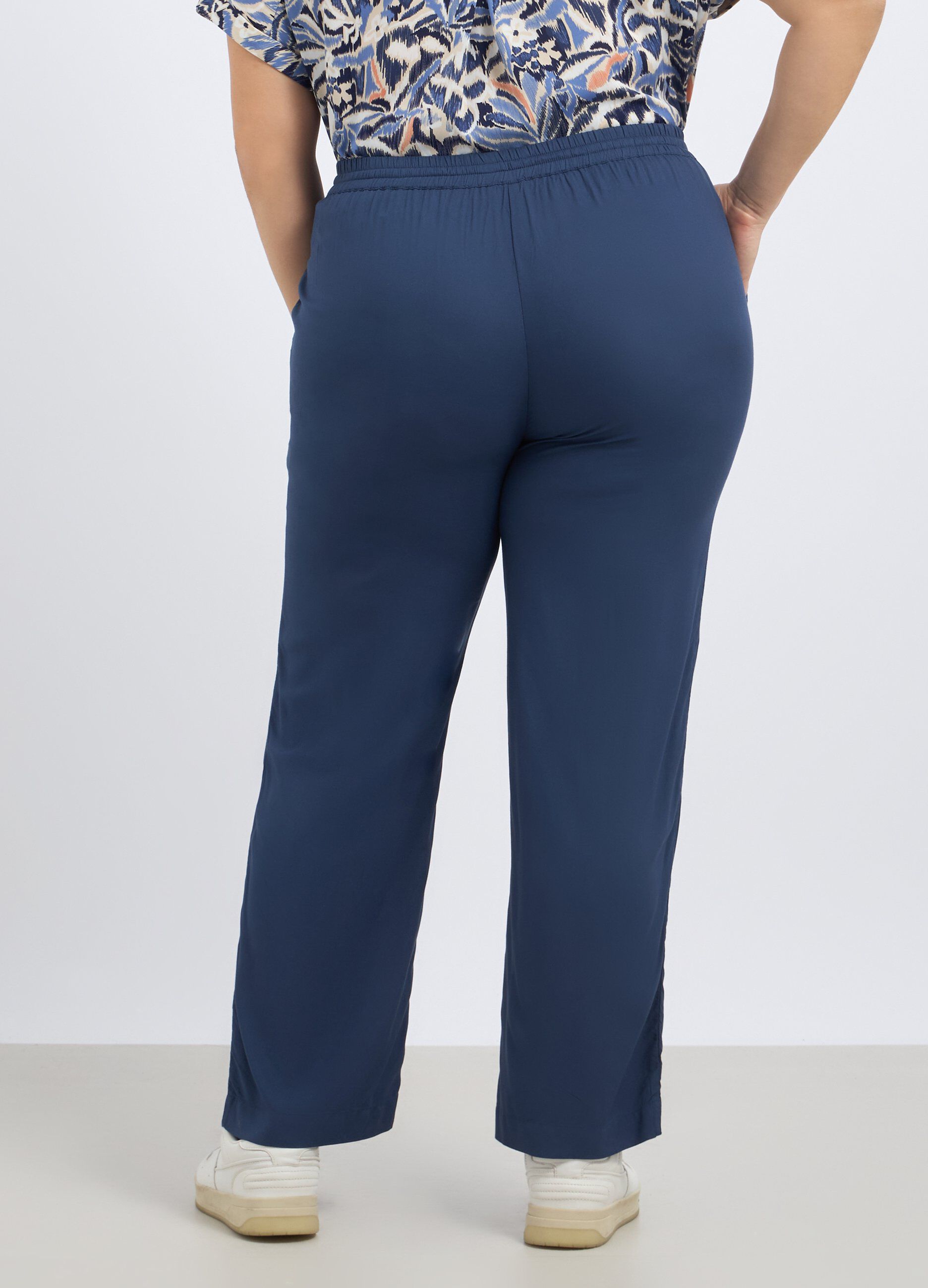 Pantaloni in pura viscosa donna curvy_1