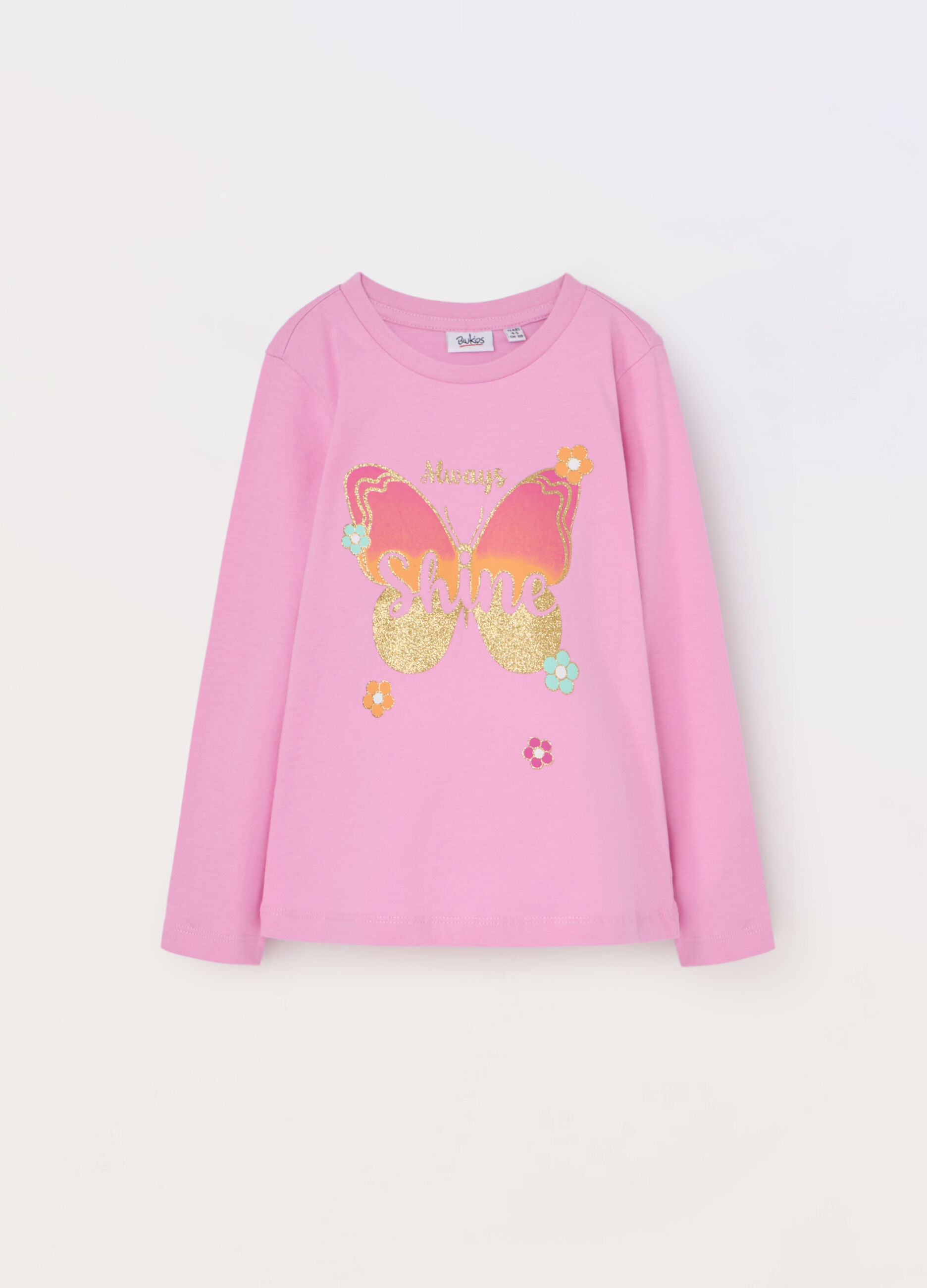 T-shirt in puro cotone bambina_0