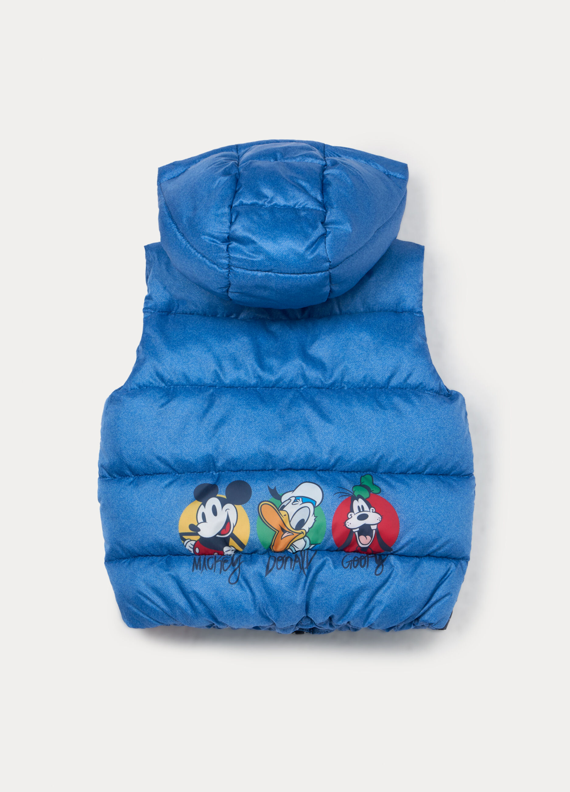 Giubbino imbottito smanicato in taffet&agrave; Disney bimbo_1