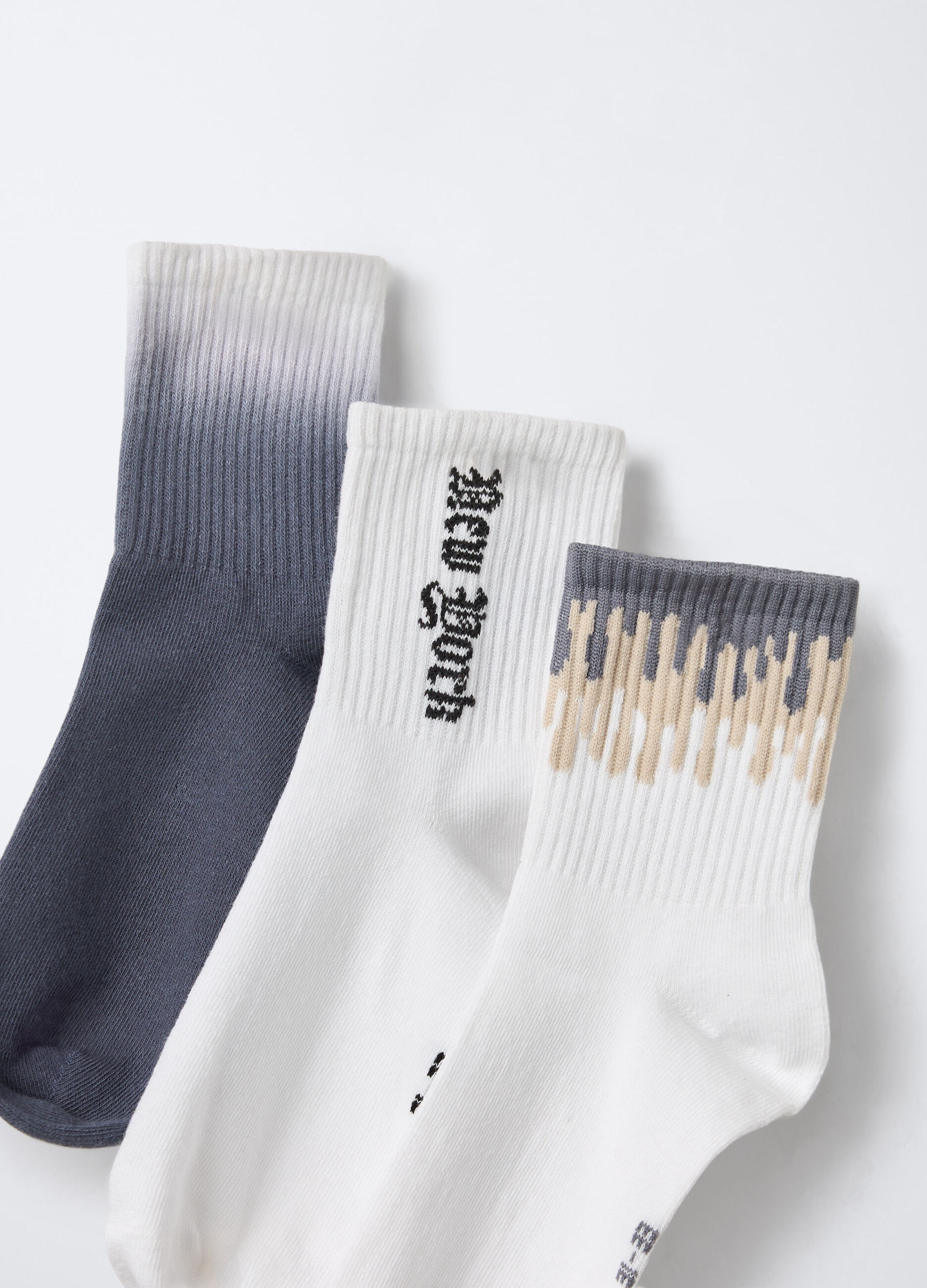 Pack 3 calze corte misto cotone stretch bambino_2
