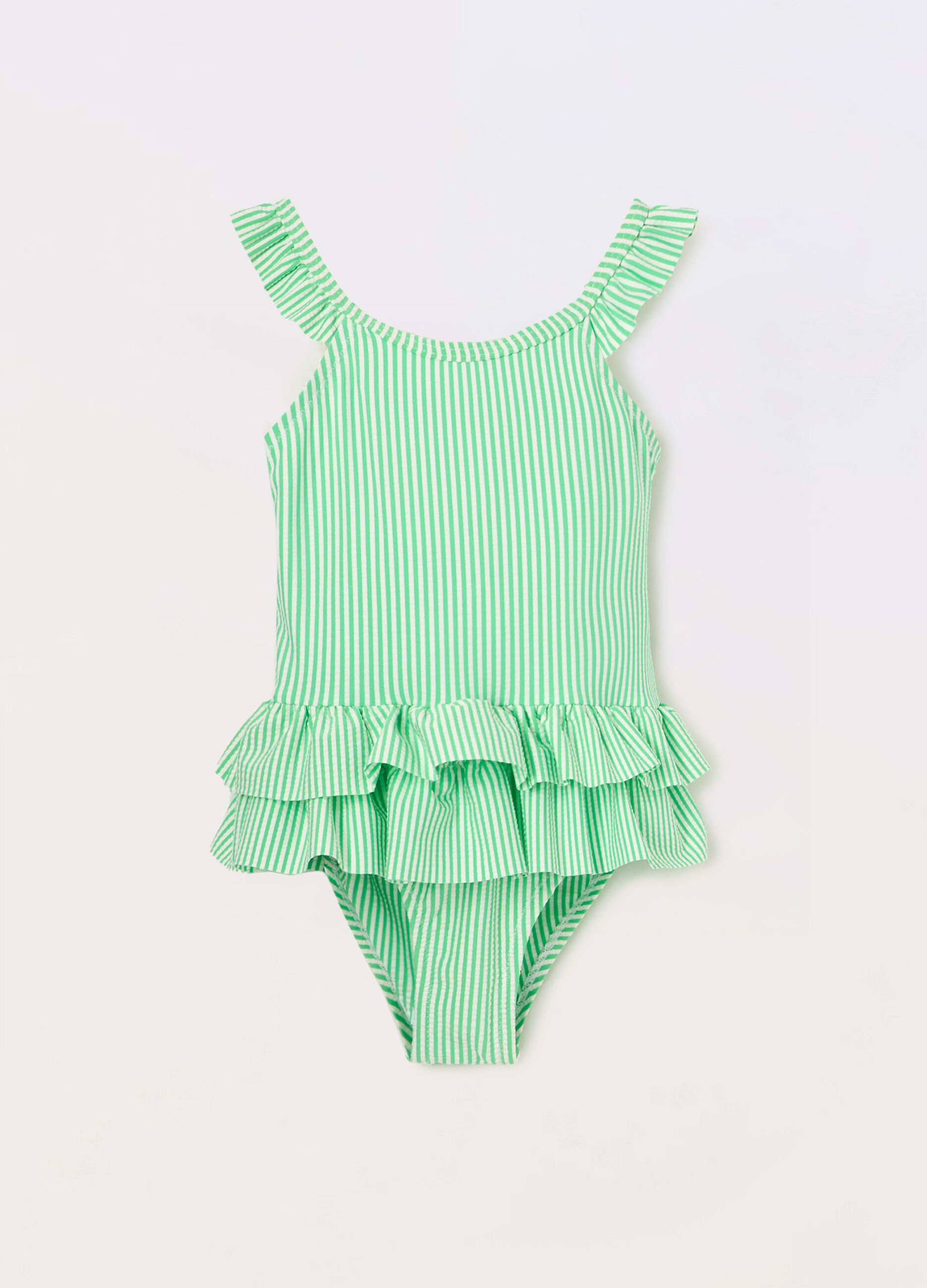 Costume intero a righe neonata_0