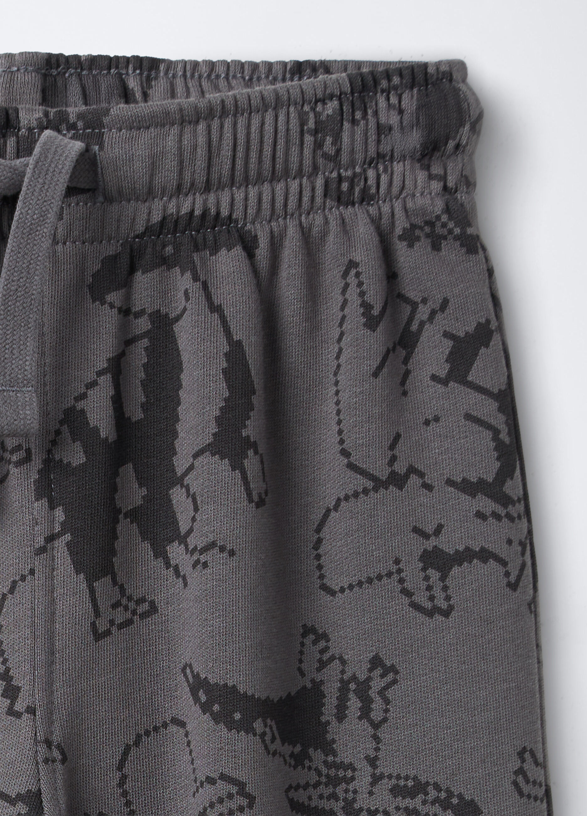 Jogger in puro cotone garzato Fit Regular bambino_2