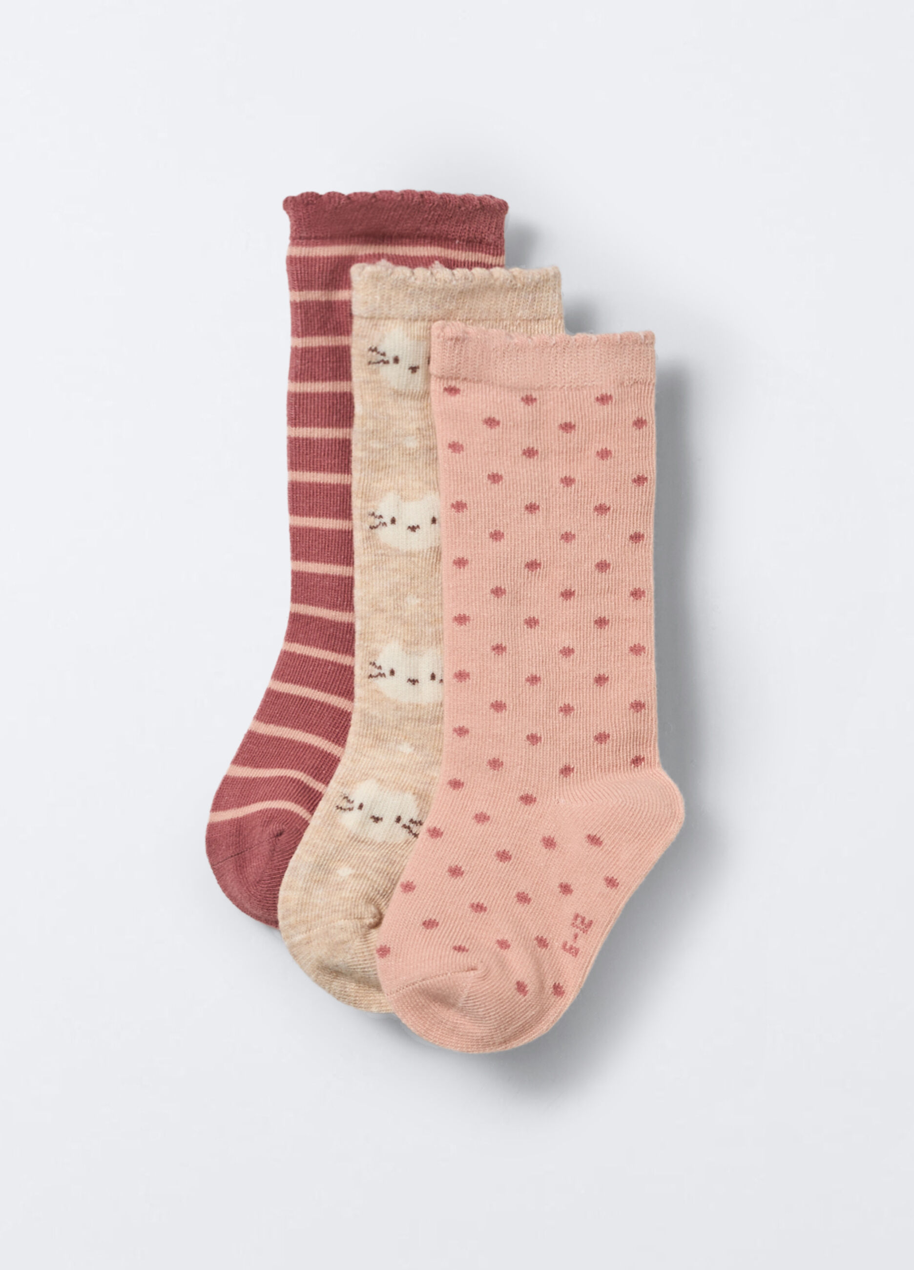 Pack 3 calze misto cotone stretch _0