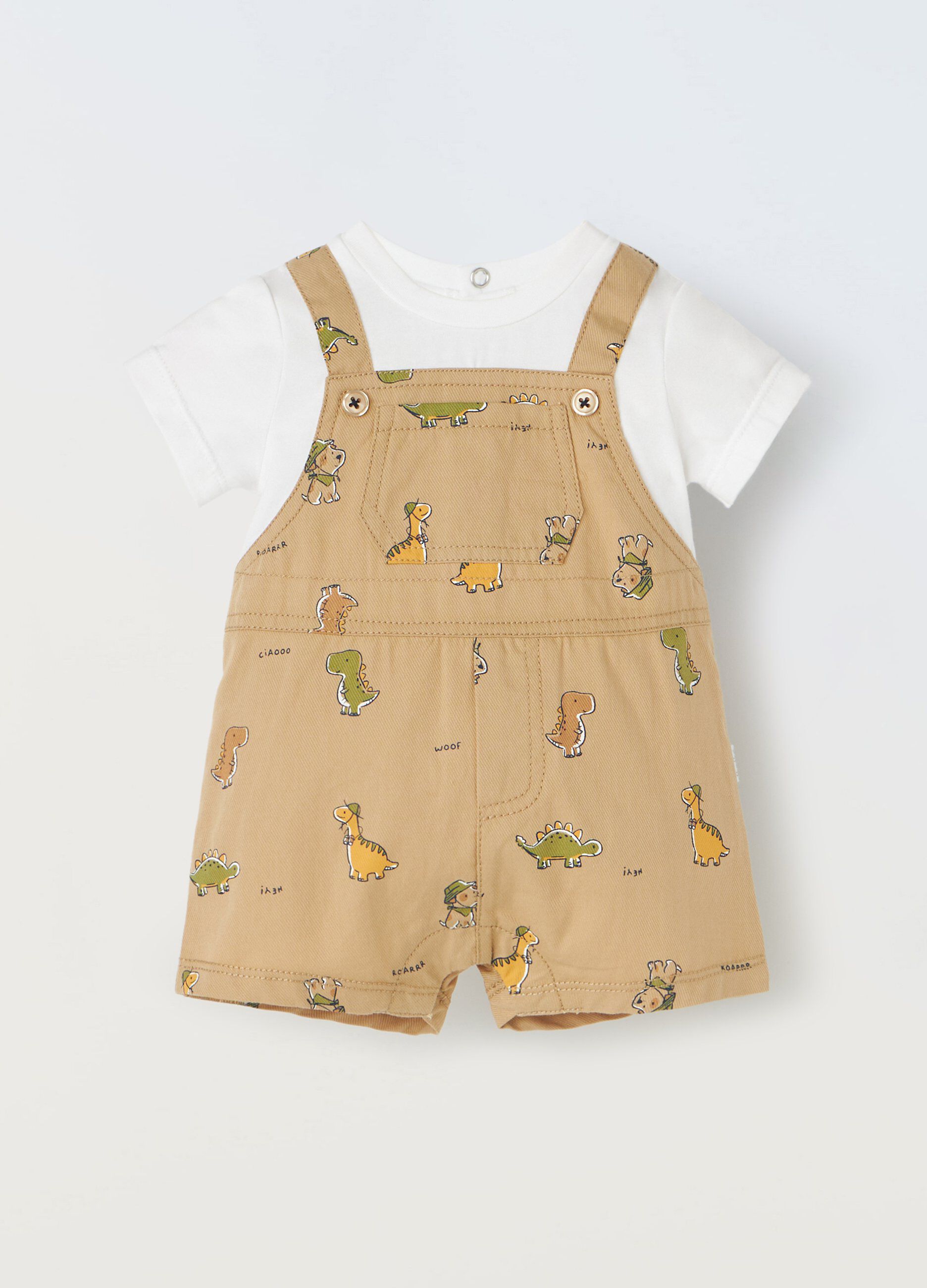 Tutina con finta salopette neonato_0