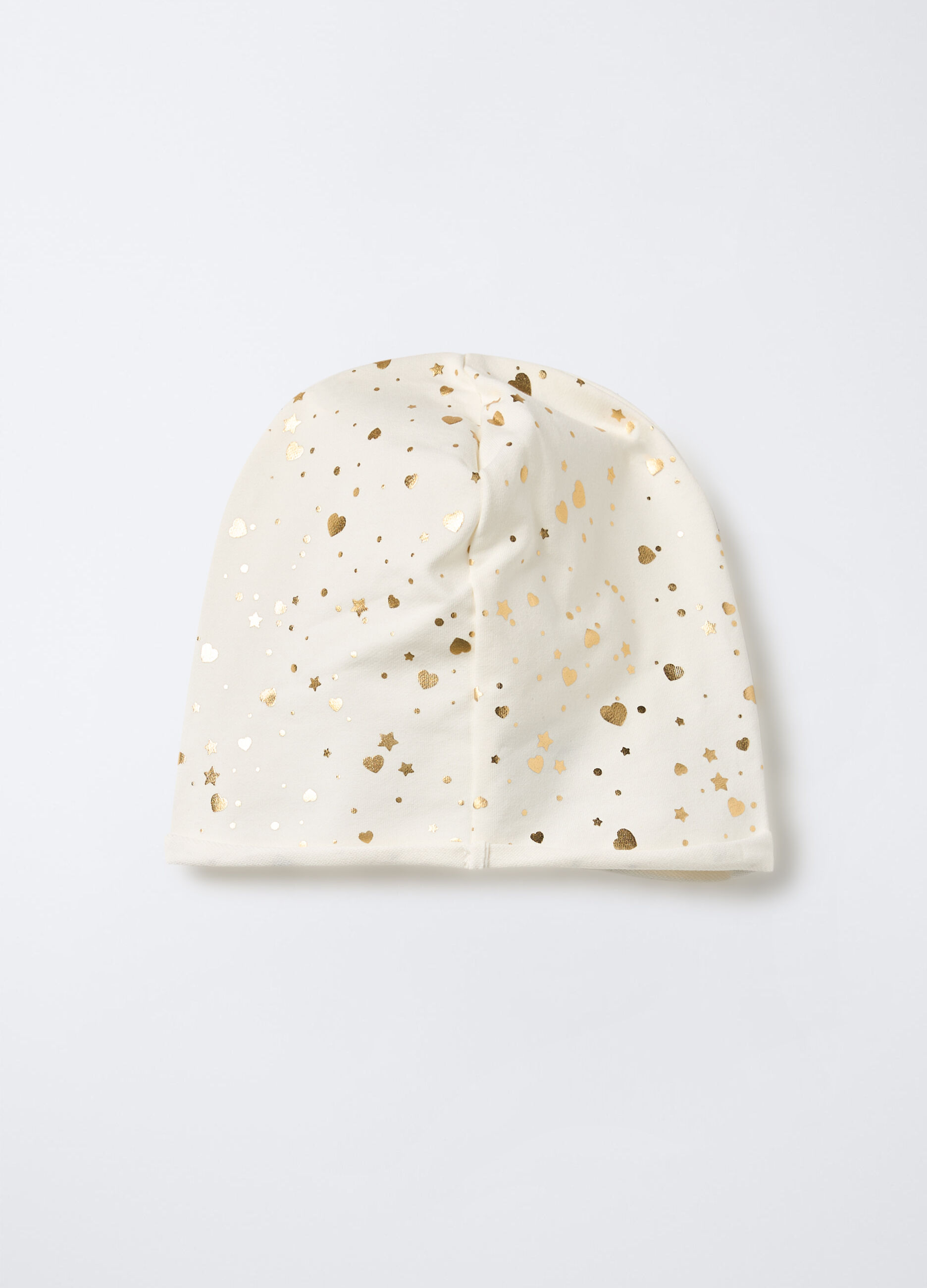 Berretto in cotone garzato stretch_1