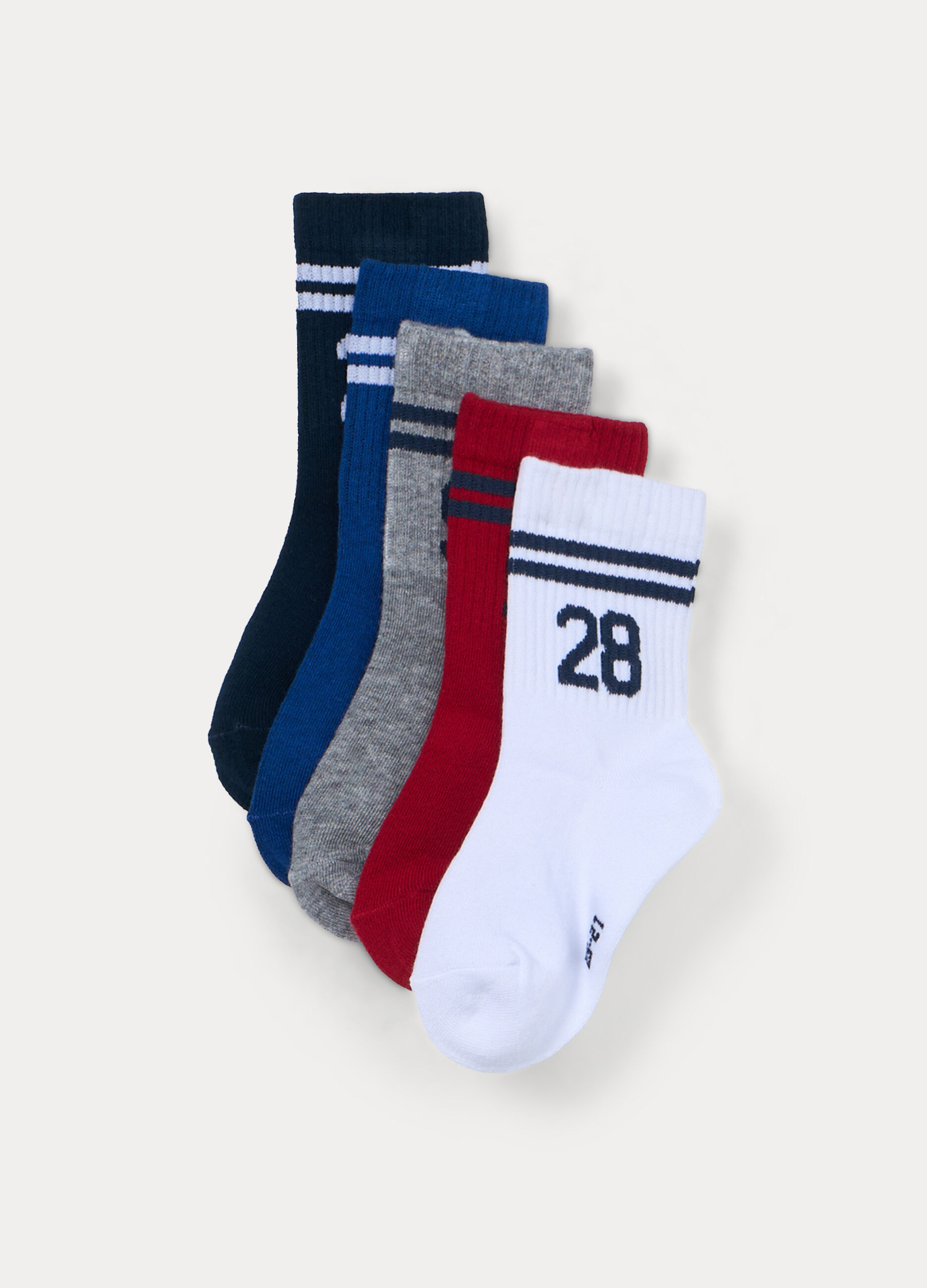 Pack 5 calze misto cotone _0