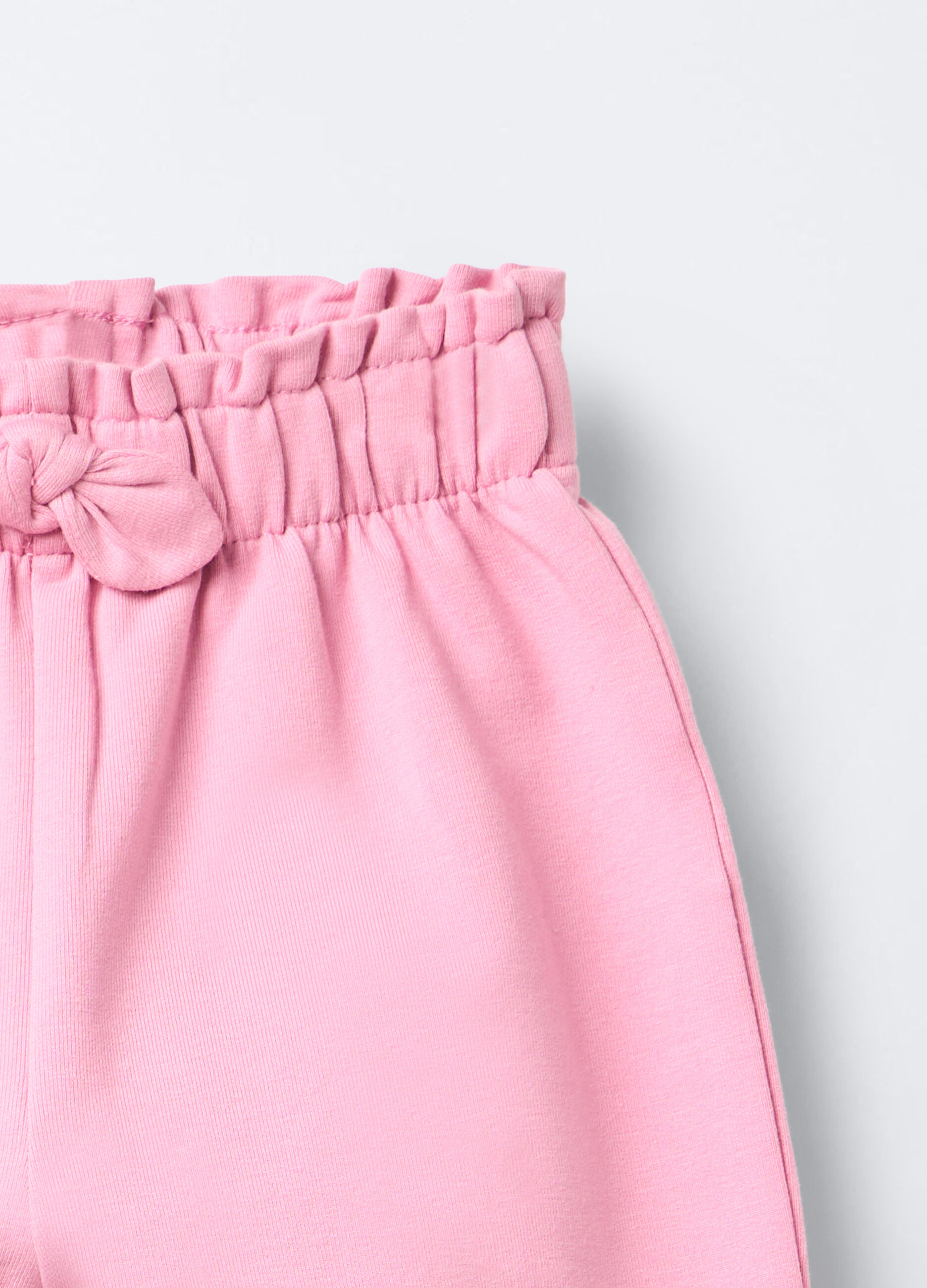 Jogger in cotone garzato stretch Fit Regular bimba_2