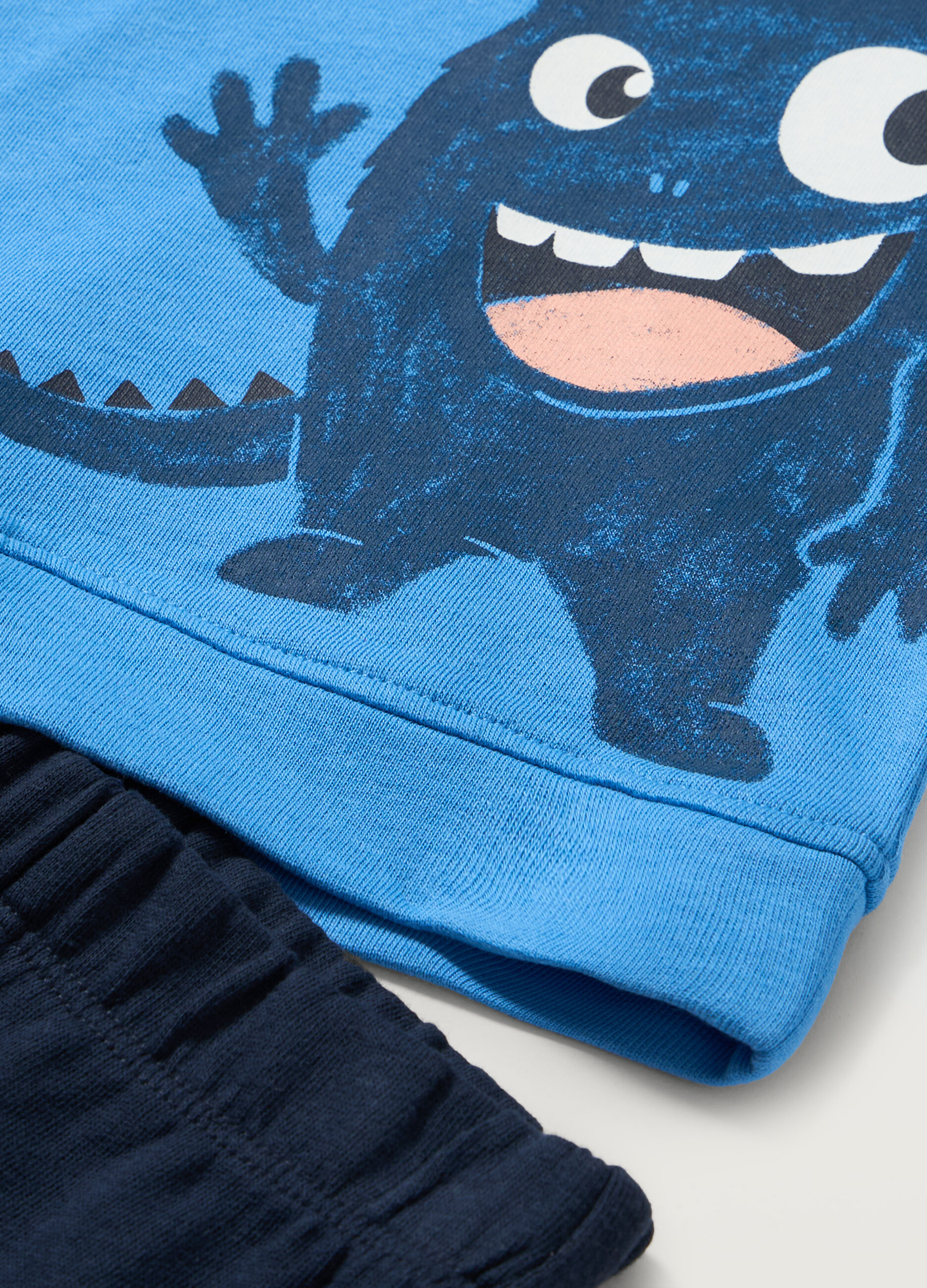 Jogging set in puro cotone neonato_1