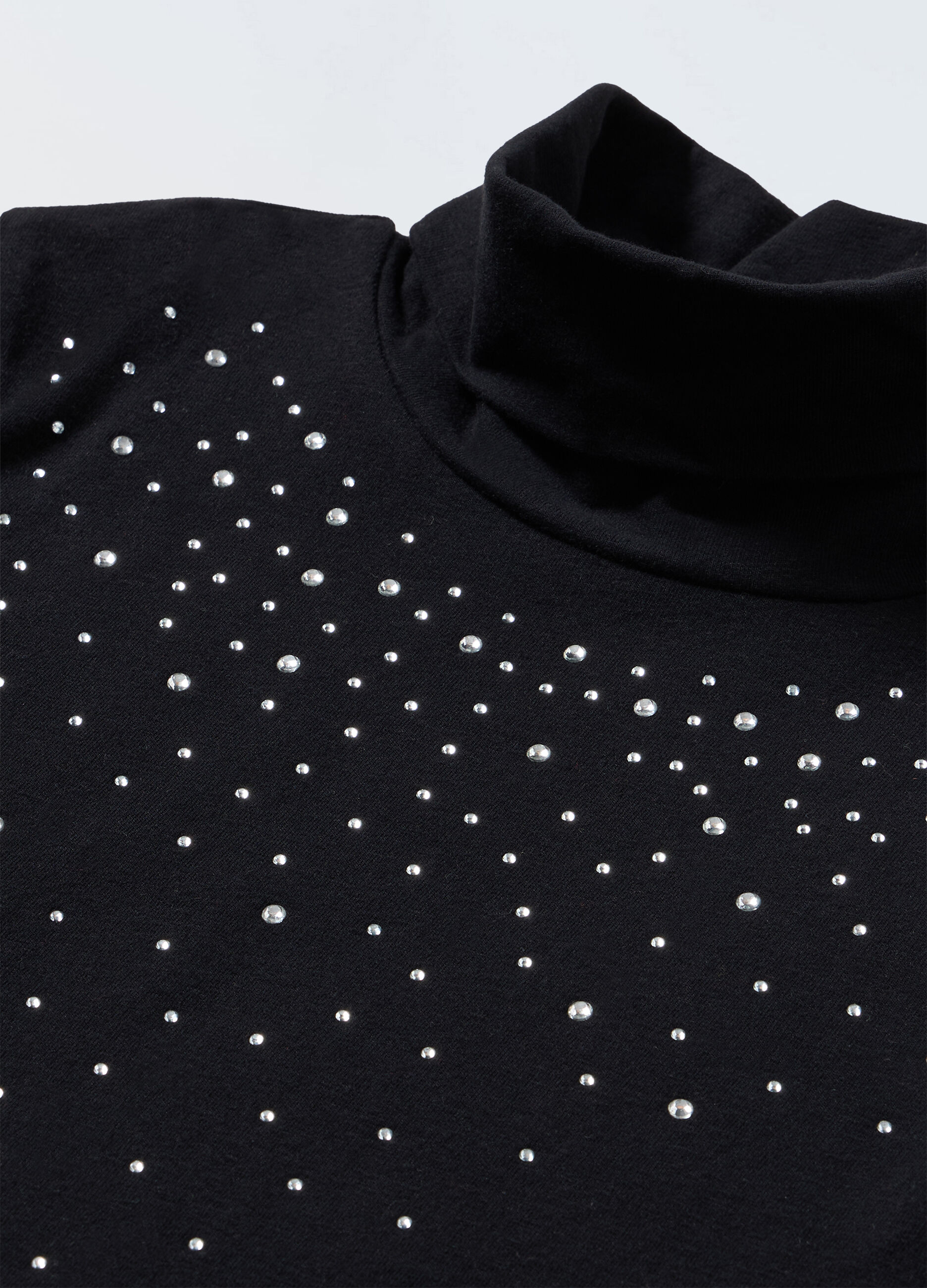 Lupetto in jersey di cotone stretch ragazza_1