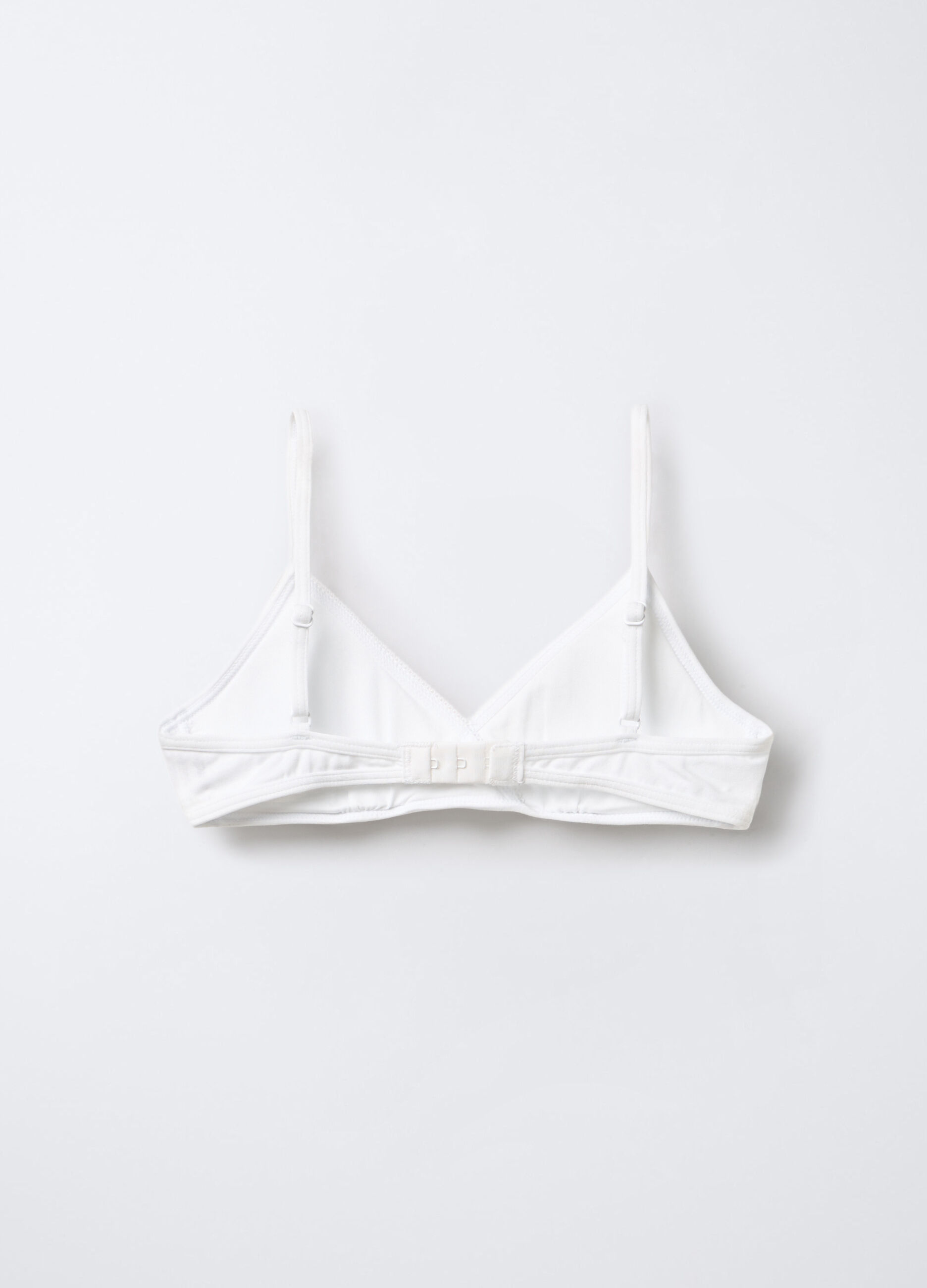 Reggiseno a triangolo in jersey di cotone stretch ragazza_1