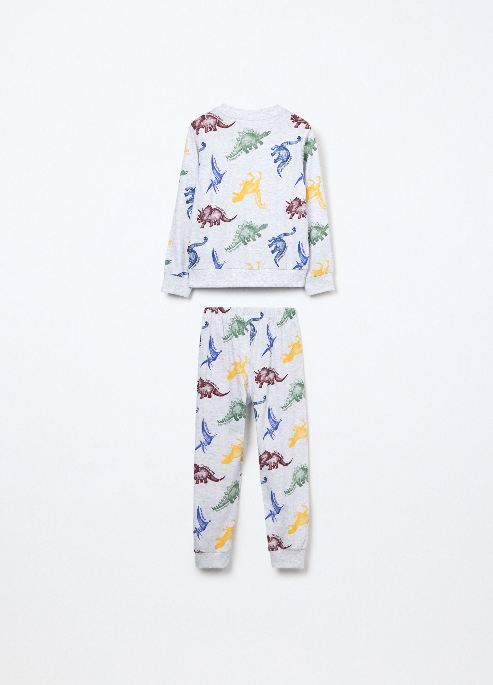Set pigiama lungo in jersey di puro cotone bambino_1